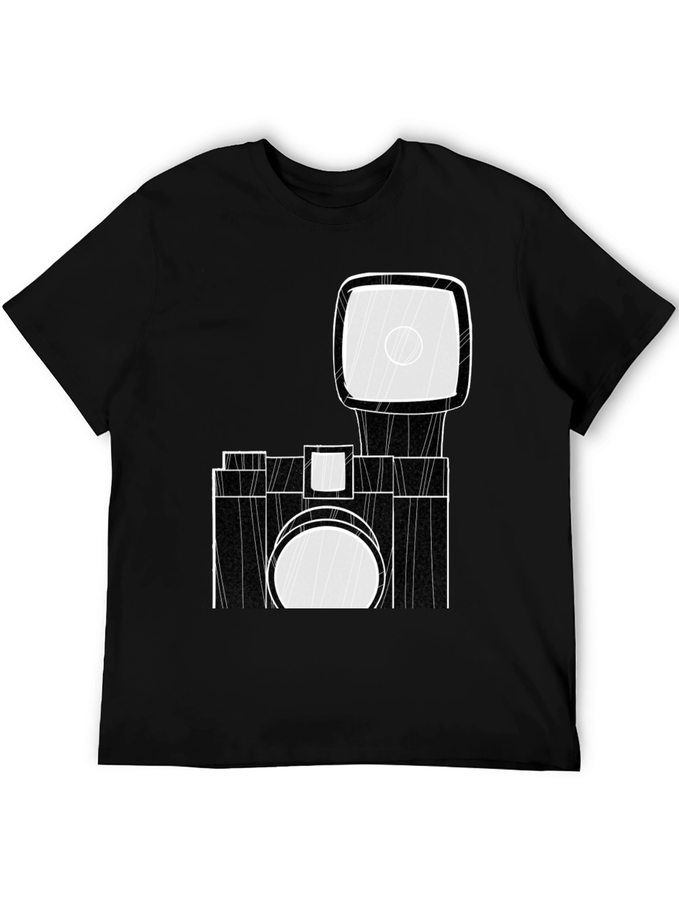 Camera Graphic Black T-Shirt