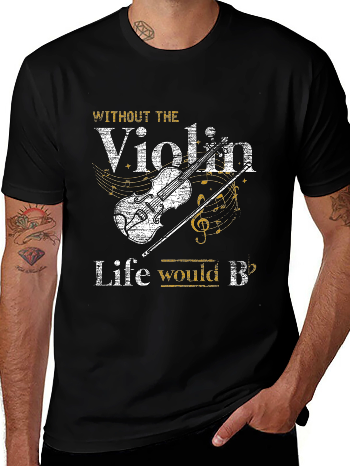 Violin Lover T-Shirt - Musical Instrument Tee