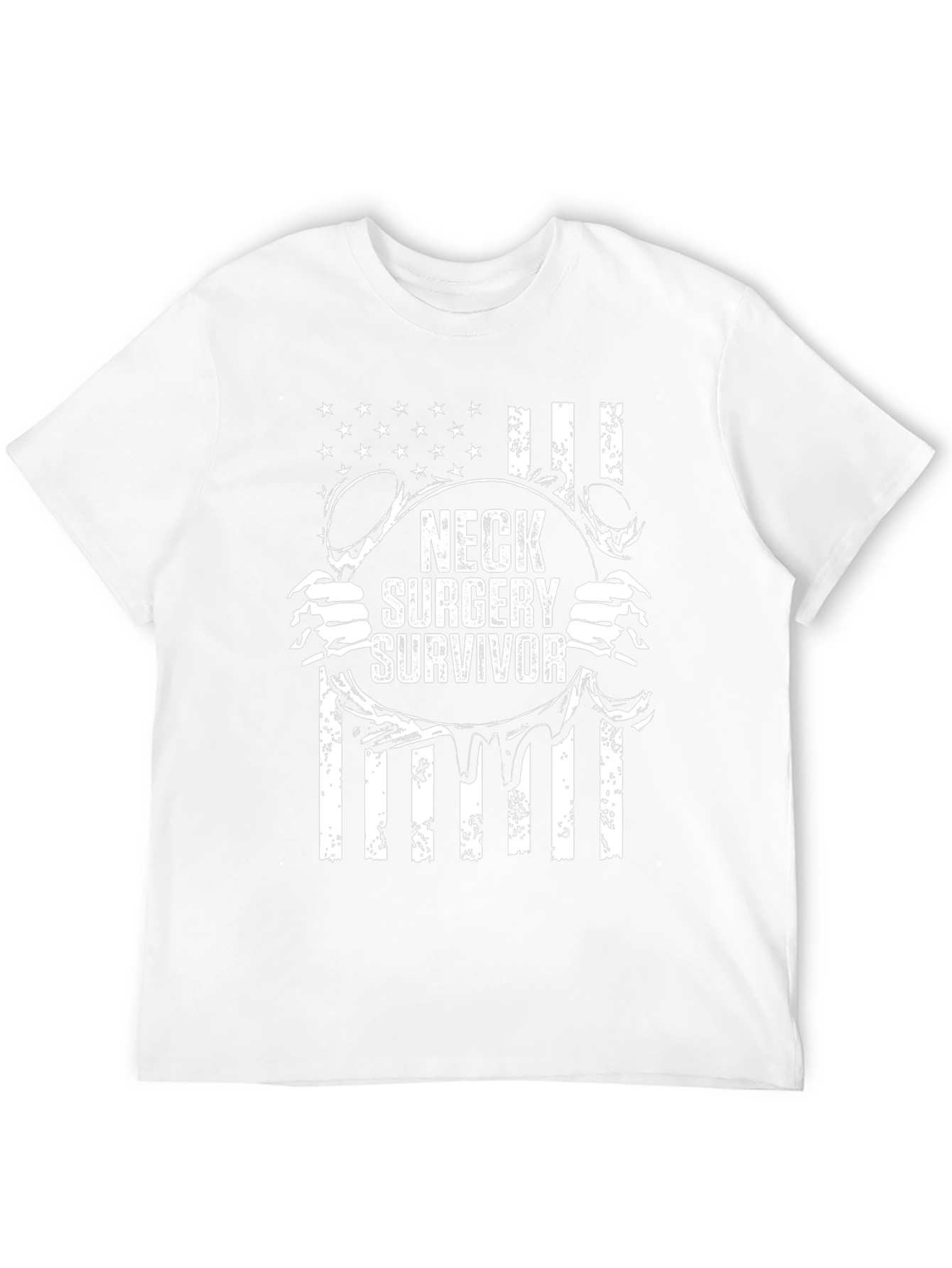 Neck Surgery Survivor Graphic Tee - Black