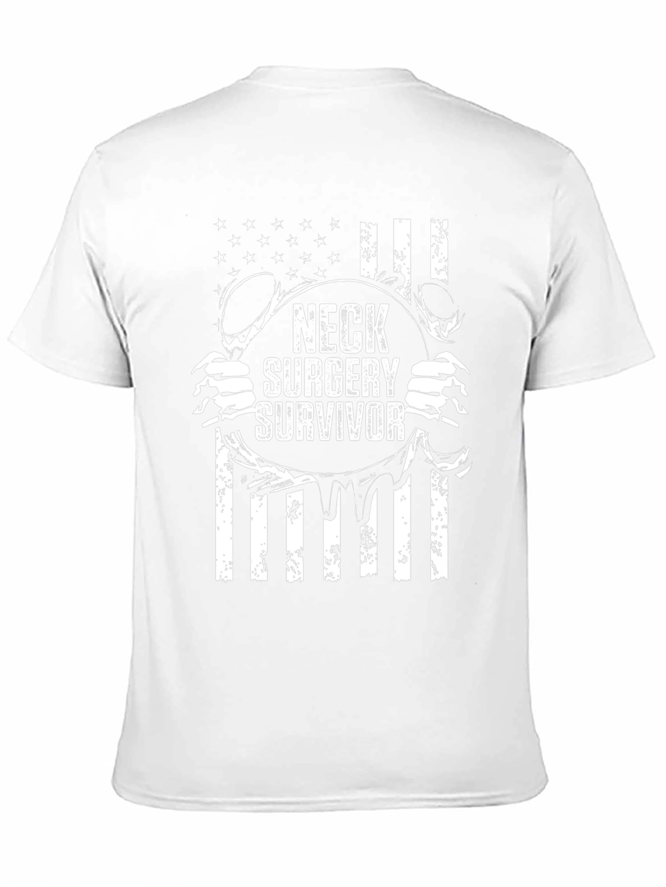 Neck Surgery Survivor Graphic Tee - Black