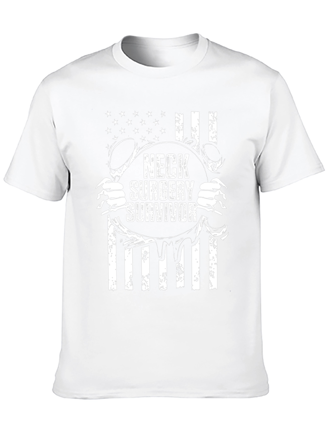 Neck Surgery Survivor Graphic Tee - Black