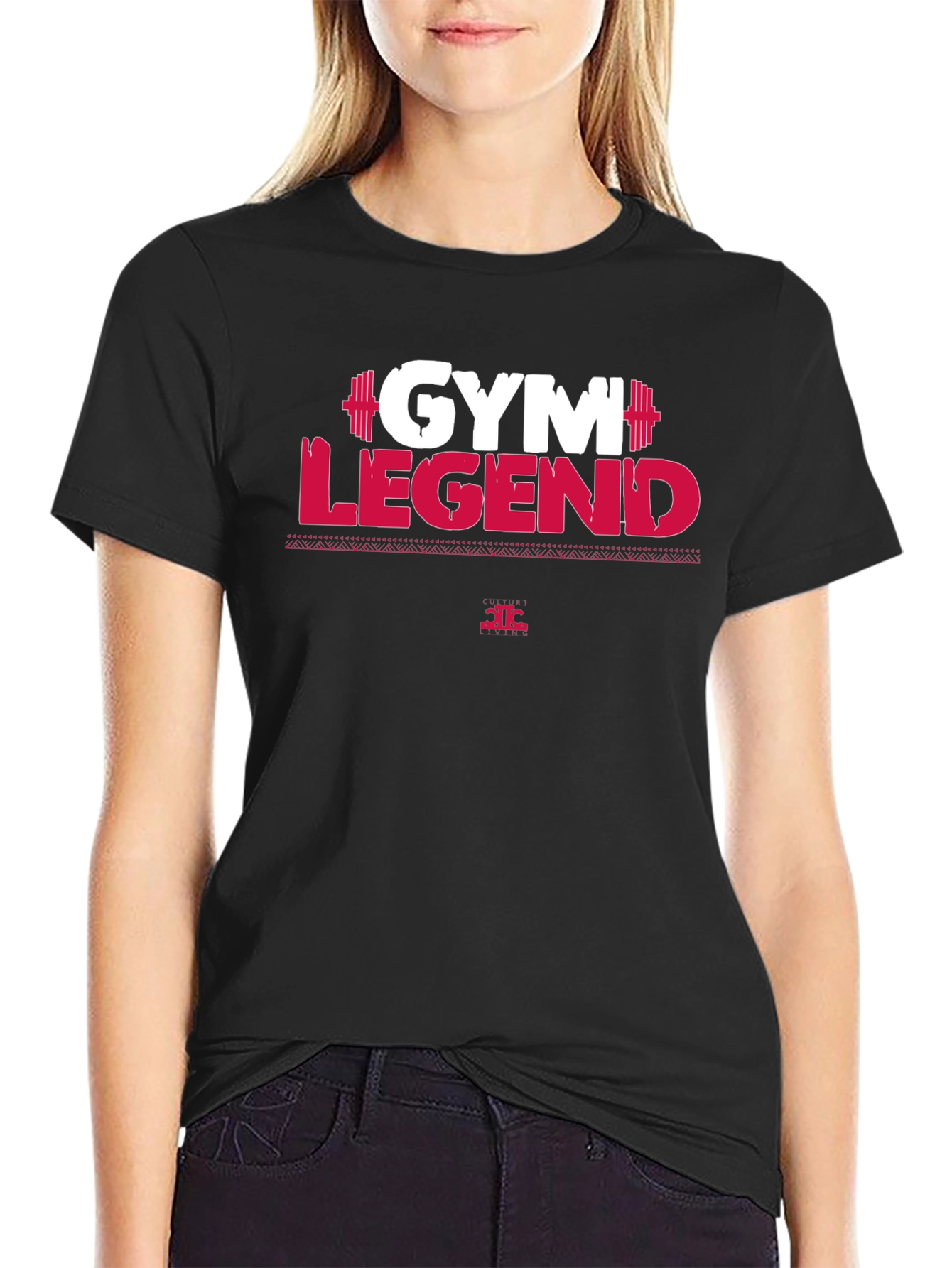 Gym Legend Graphic T-Shirt - Black