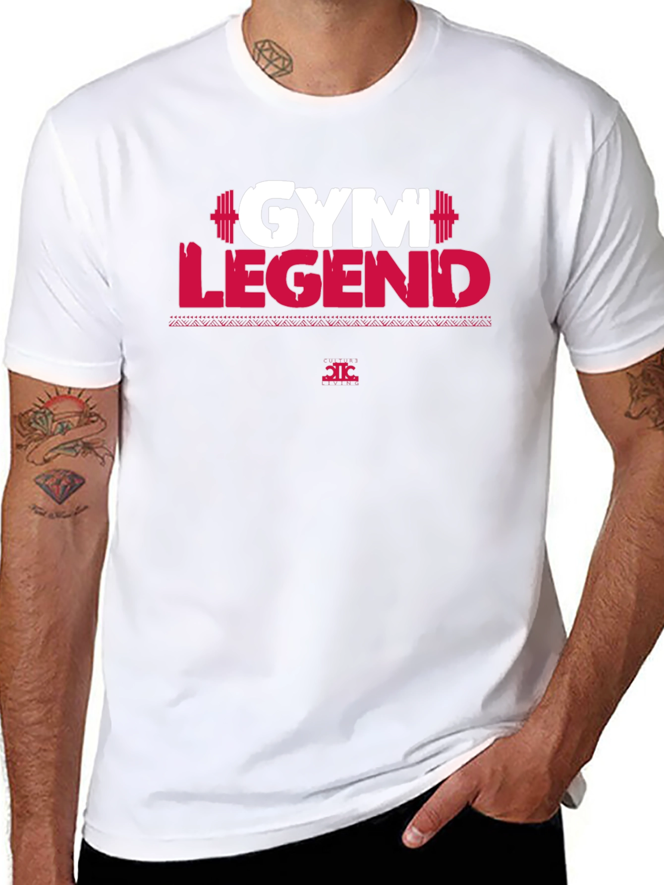 Gym Legend Graphic T-Shirt - Black