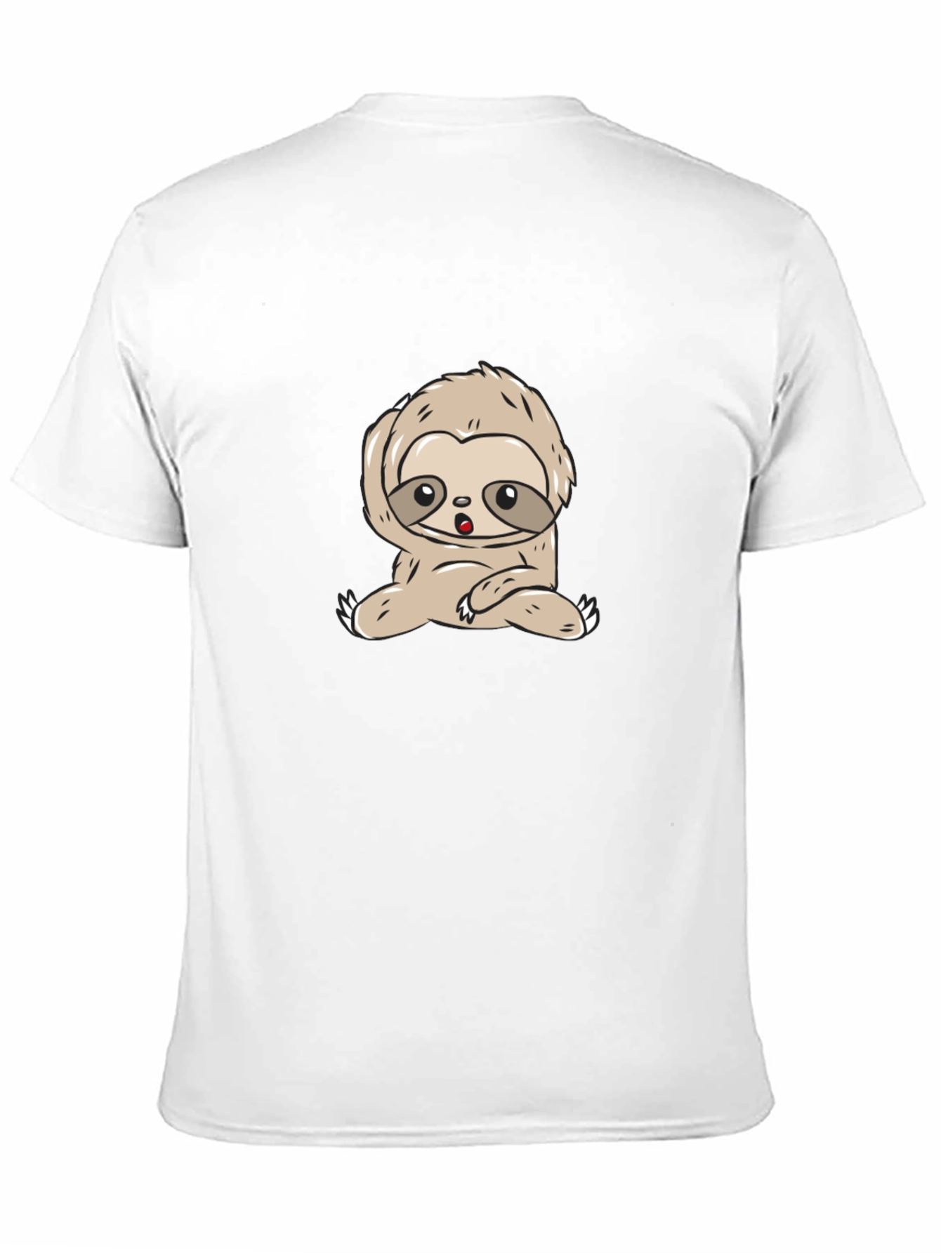 Cute Sloth Graphic T-Shirt - Relaxed Style