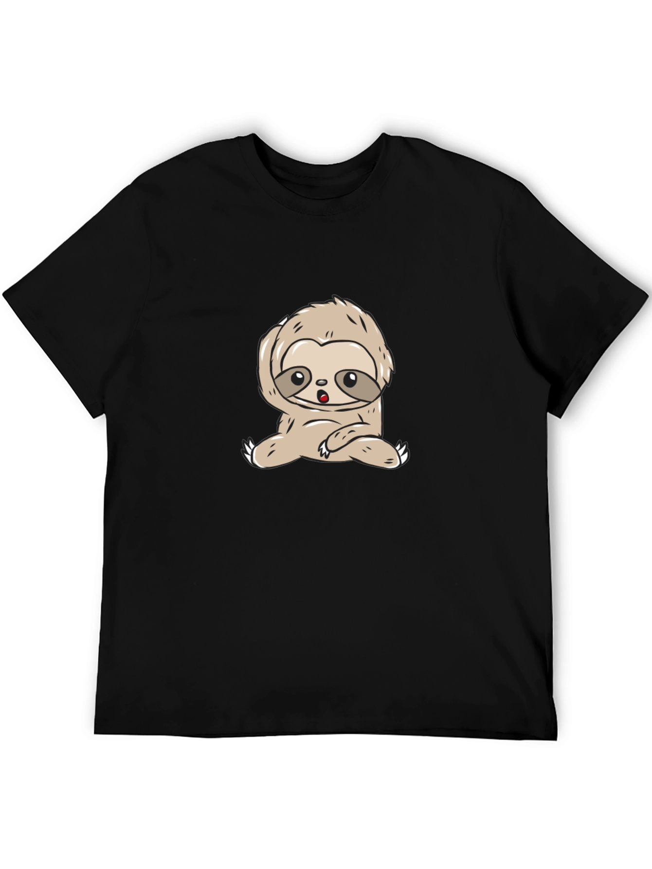 Cute Sloth Graphic T-Shirt - Relaxed Style