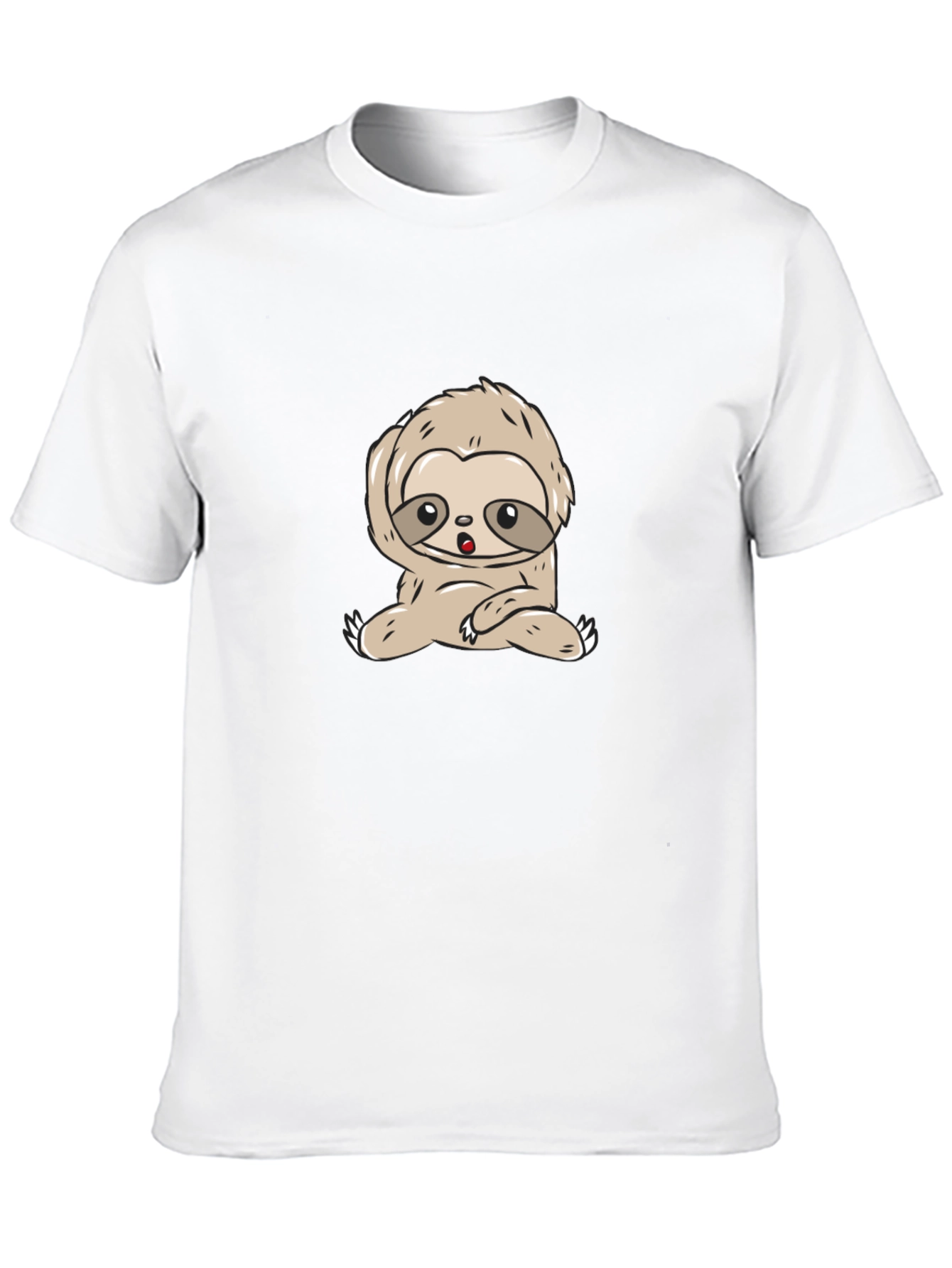 Cute Sloth Graphic T-Shirt - Relaxed Style