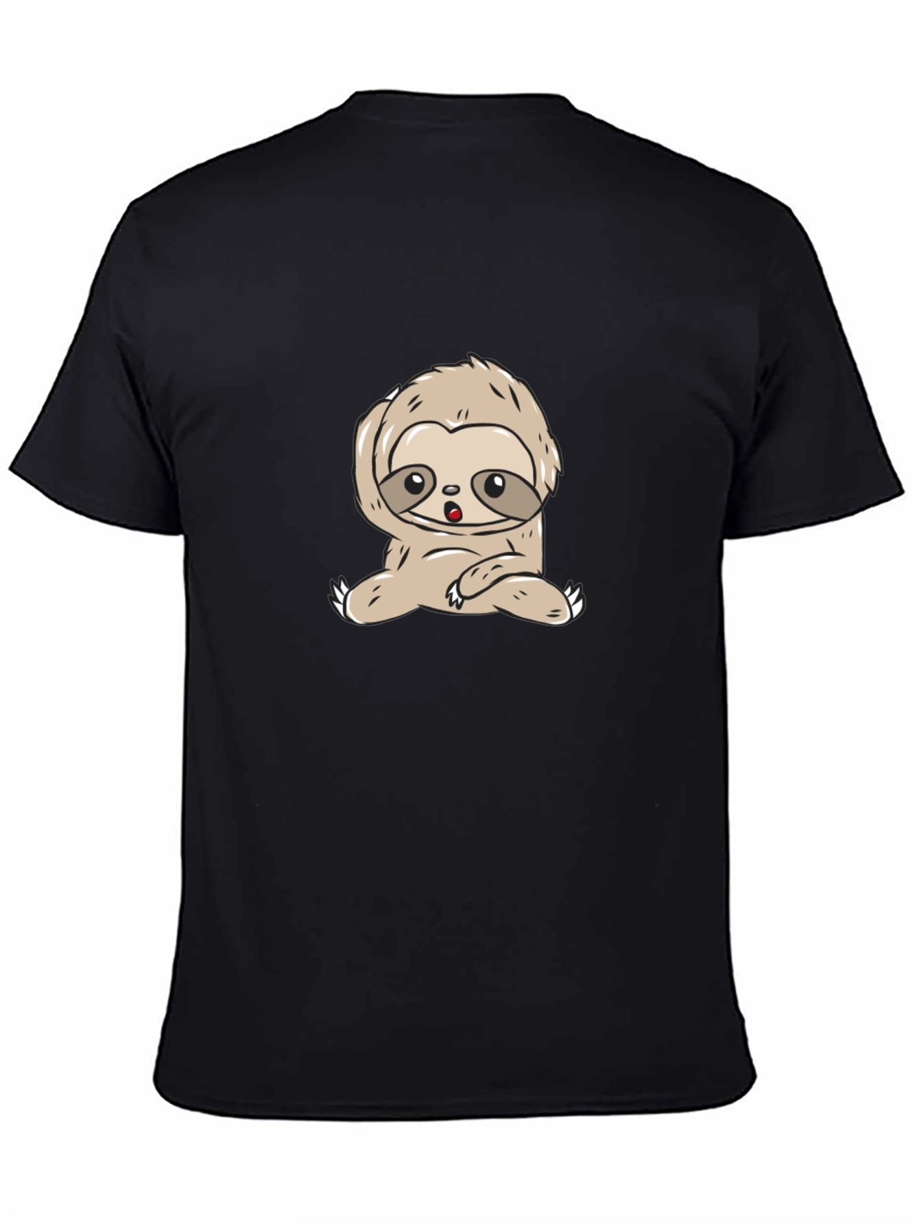 Cute Sloth Graphic T-Shirt - Relaxed Style