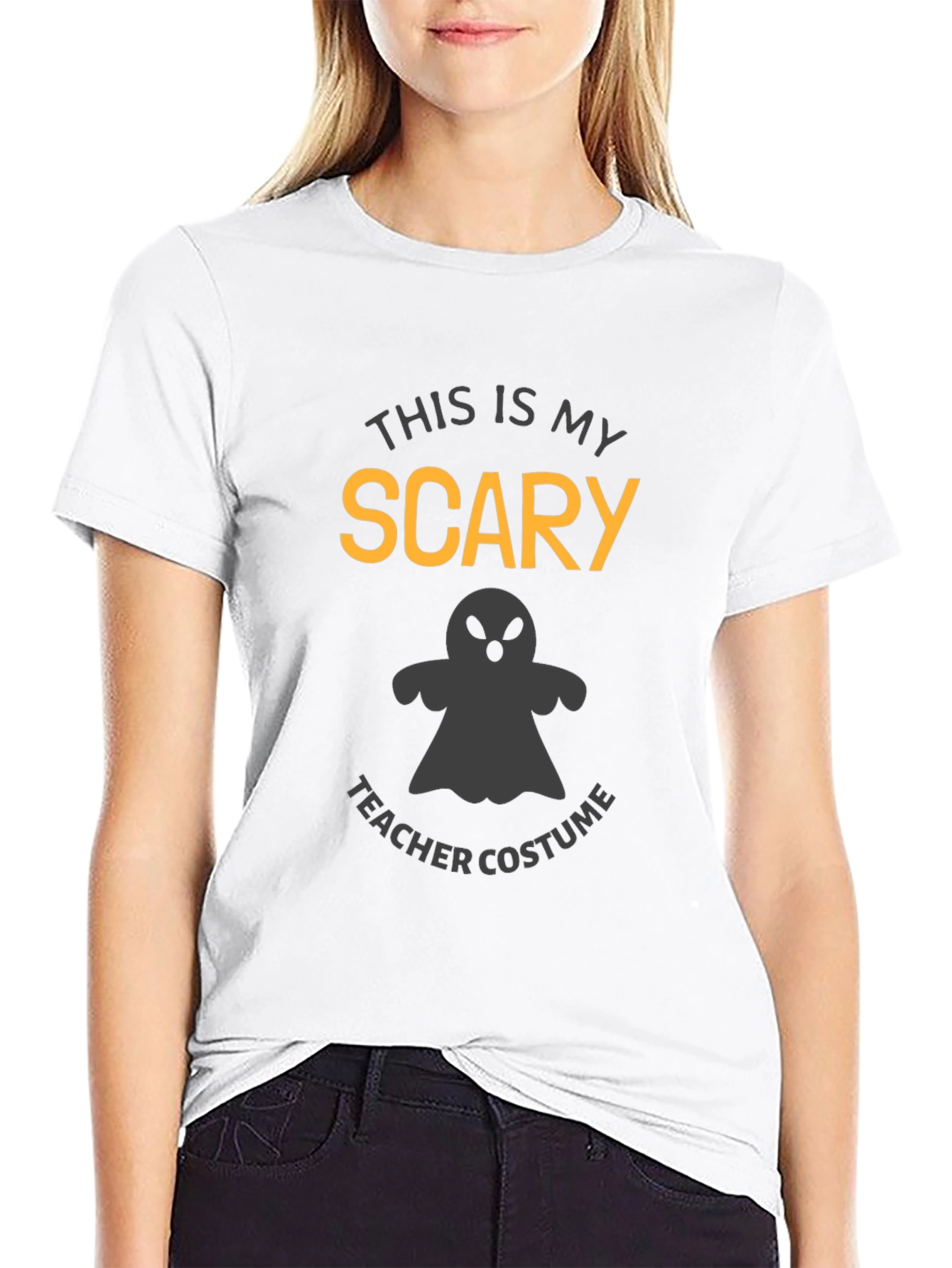 Scary Teacher Costume T-Shirt - Halloween Gift