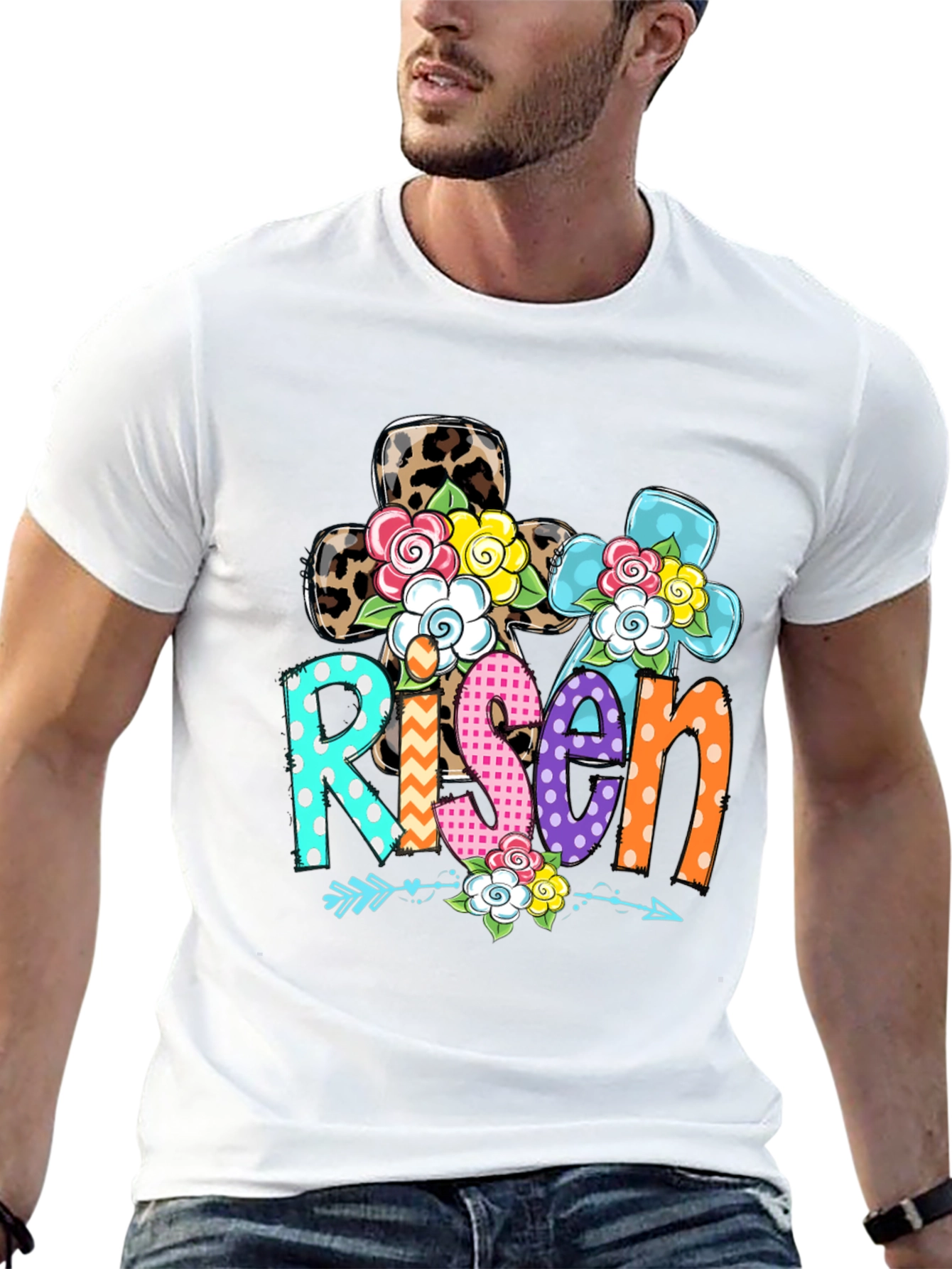 Risen Graphic Print T-Shirt