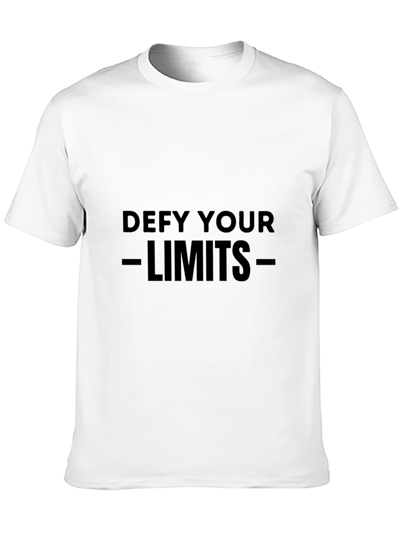 Defy Your Limits Black Graphic Tee
