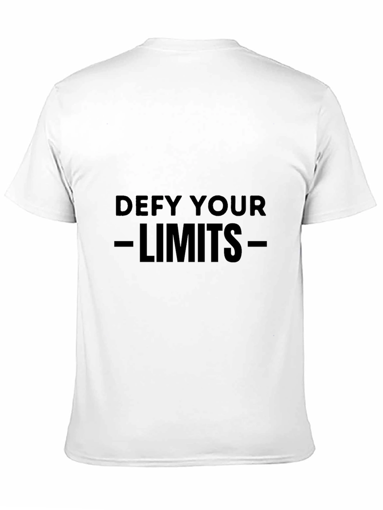 Defy Your Limits Black Graphic Tee