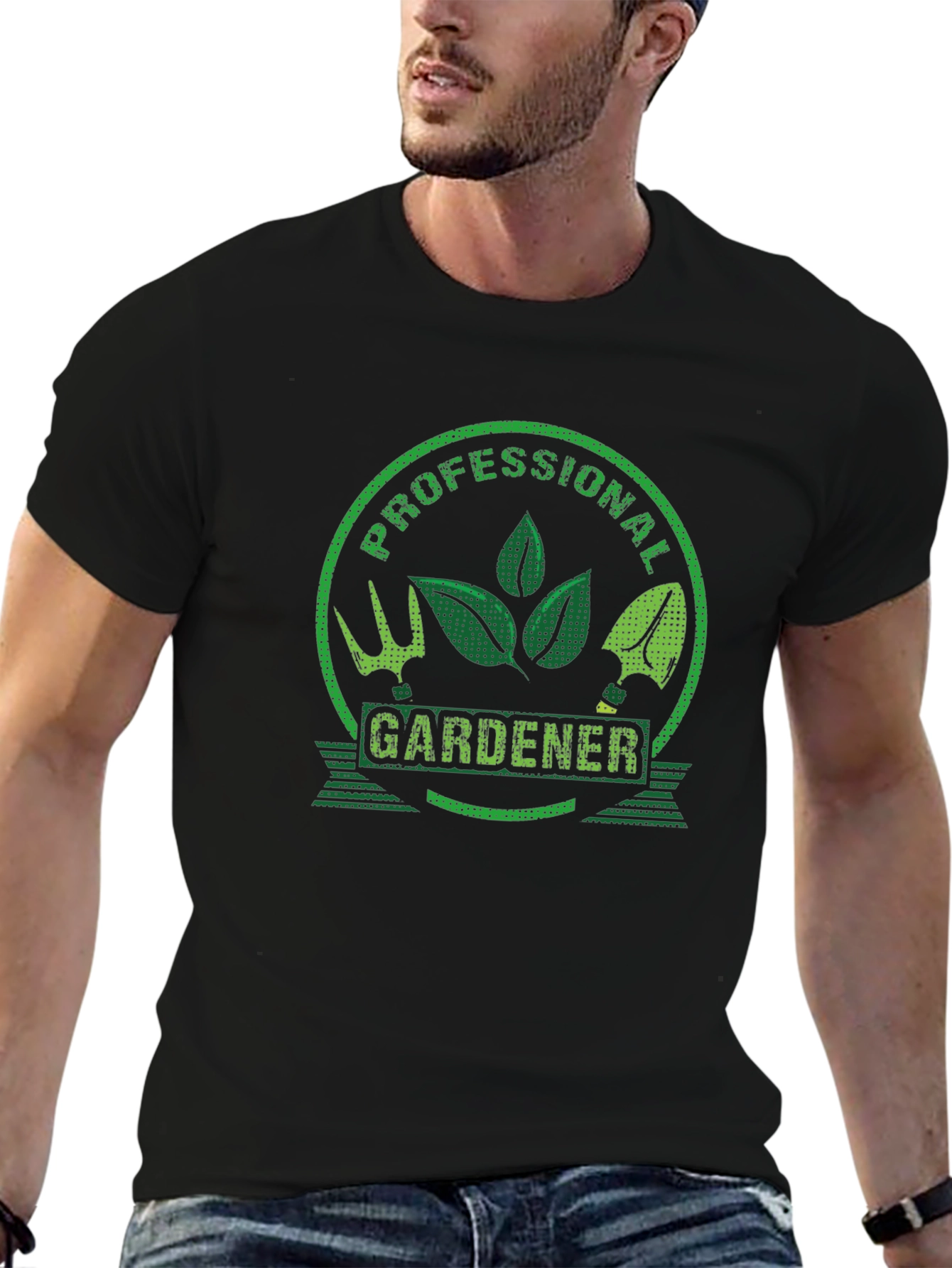 Professional Gardener Graphic T-Shirt - Green