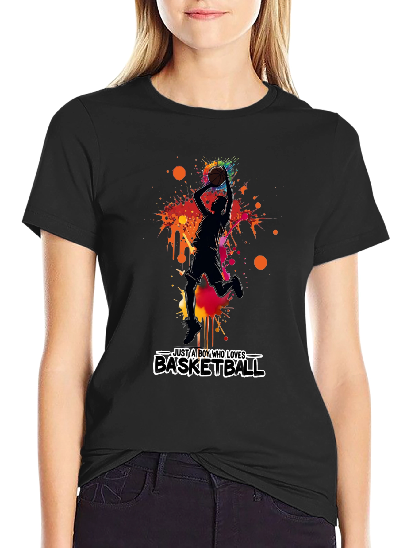 Basketball Lover Graphic Tee - Mens Black T-Shirt