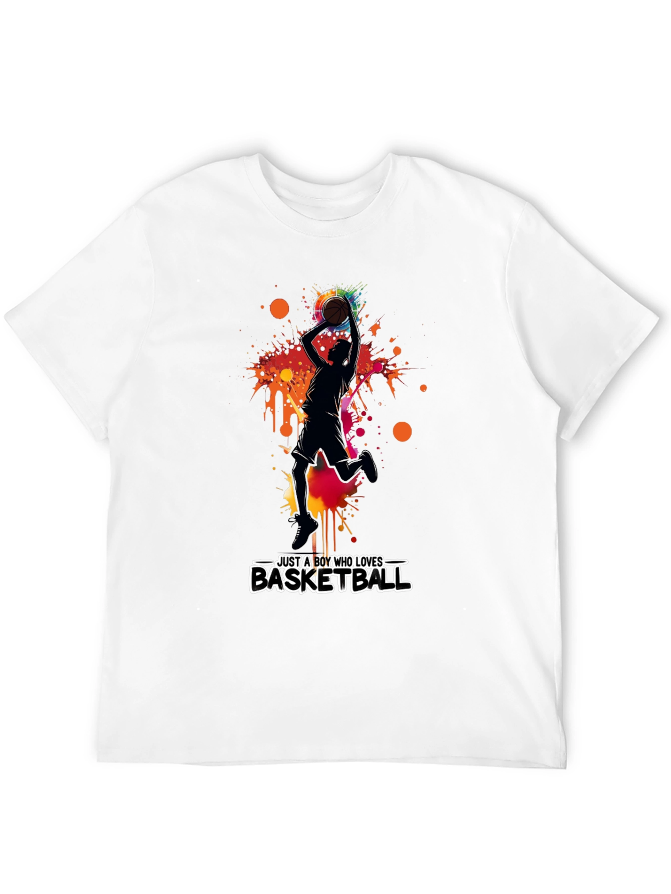 Basketball Lover Graphic Tee - Mens Black T-Shirt