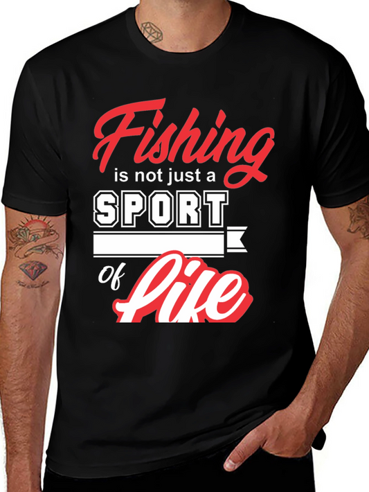 Fishing is not just a sport its a way of Life Black T-shirt