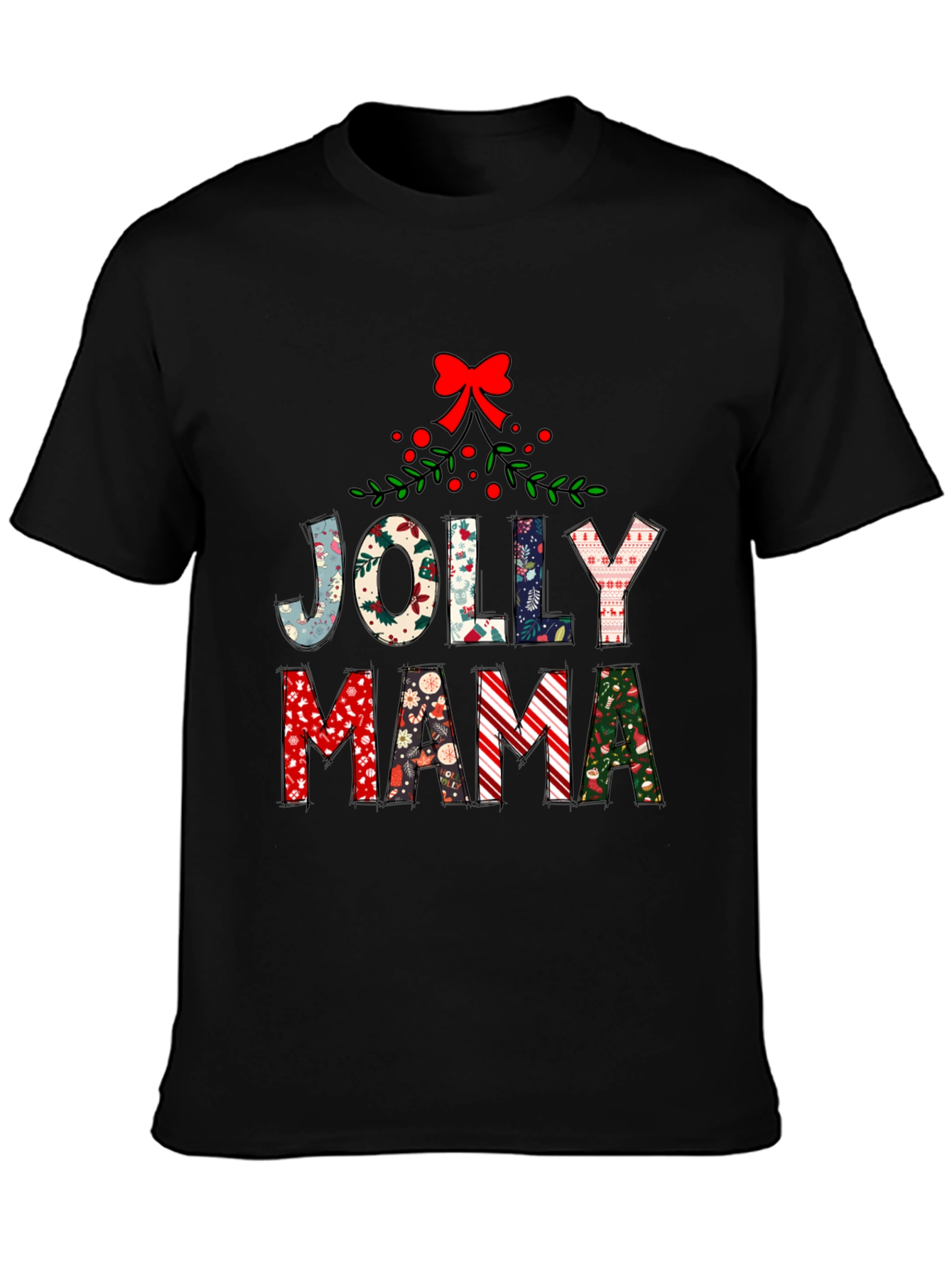 Jolly Mama Christmas T-Shirt