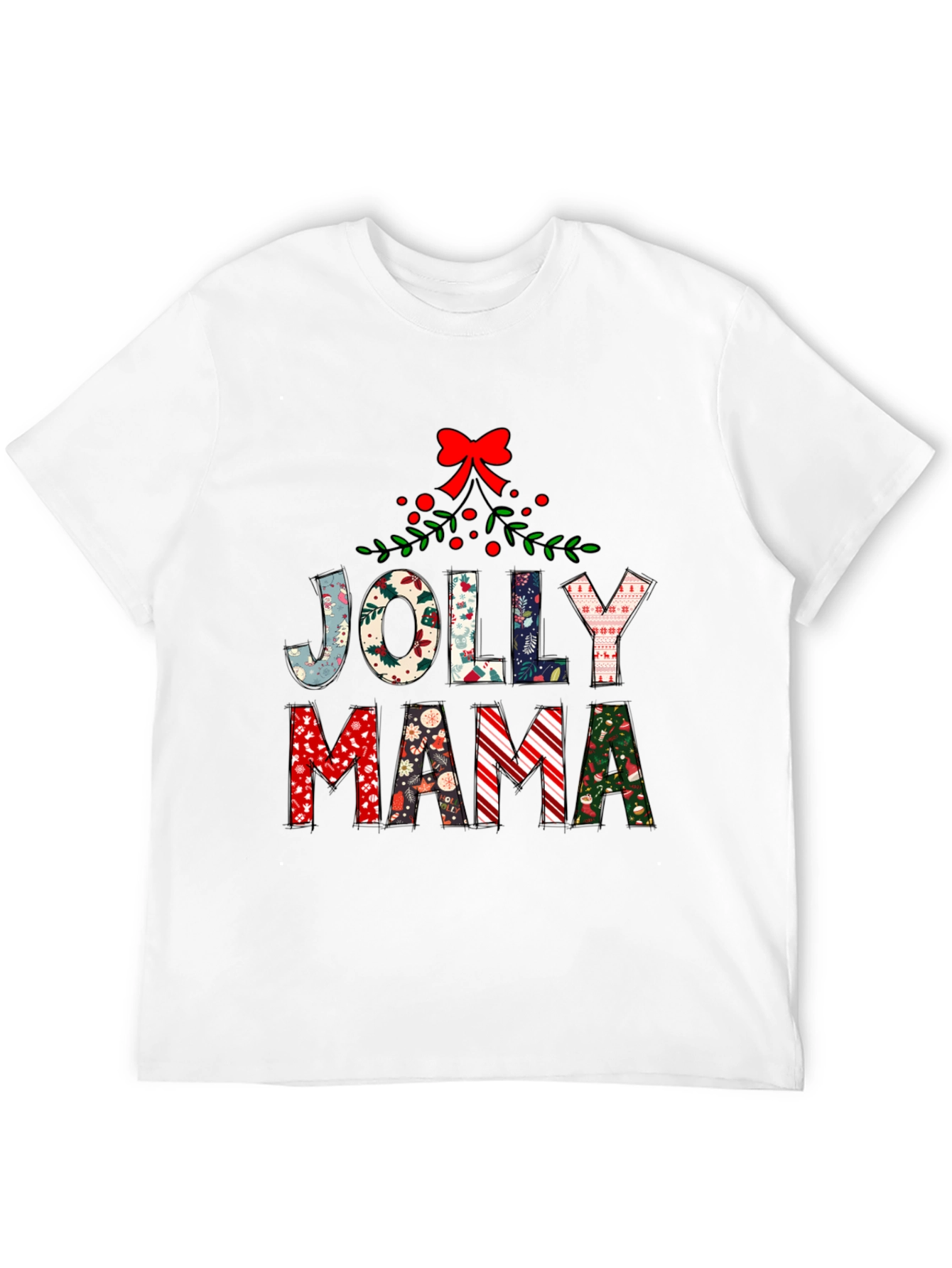 Jolly Mama Christmas T-Shirt