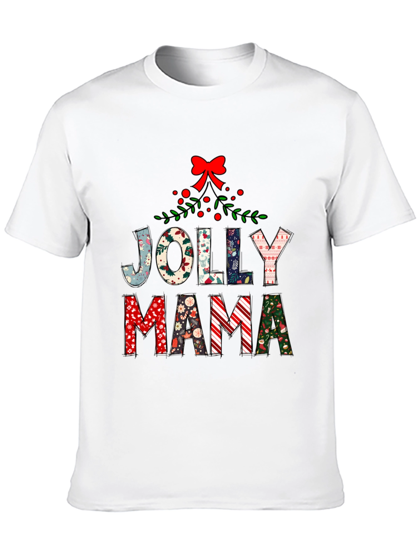 Jolly Mama Christmas T-Shirt