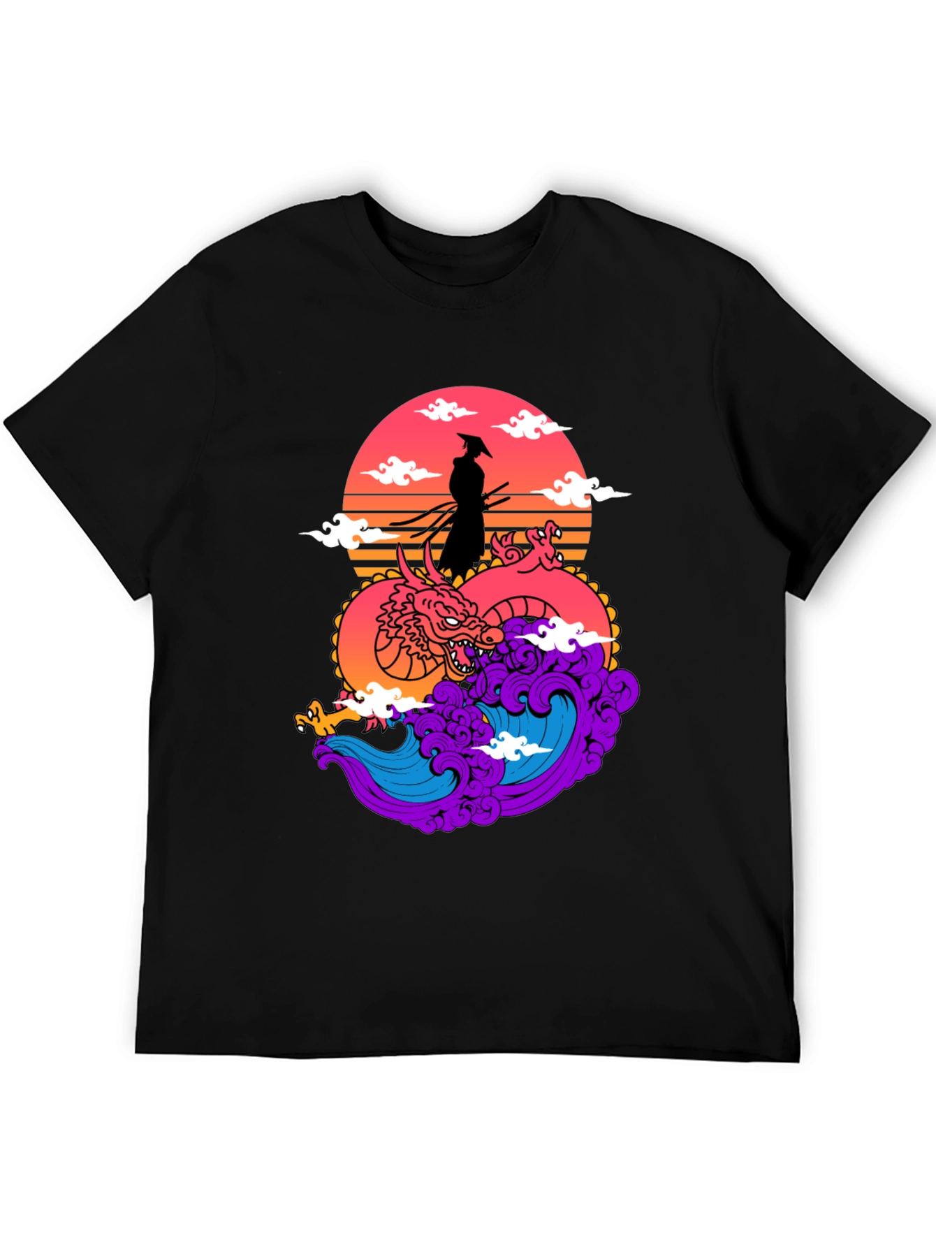 Samurai Dragon Graphic Tee