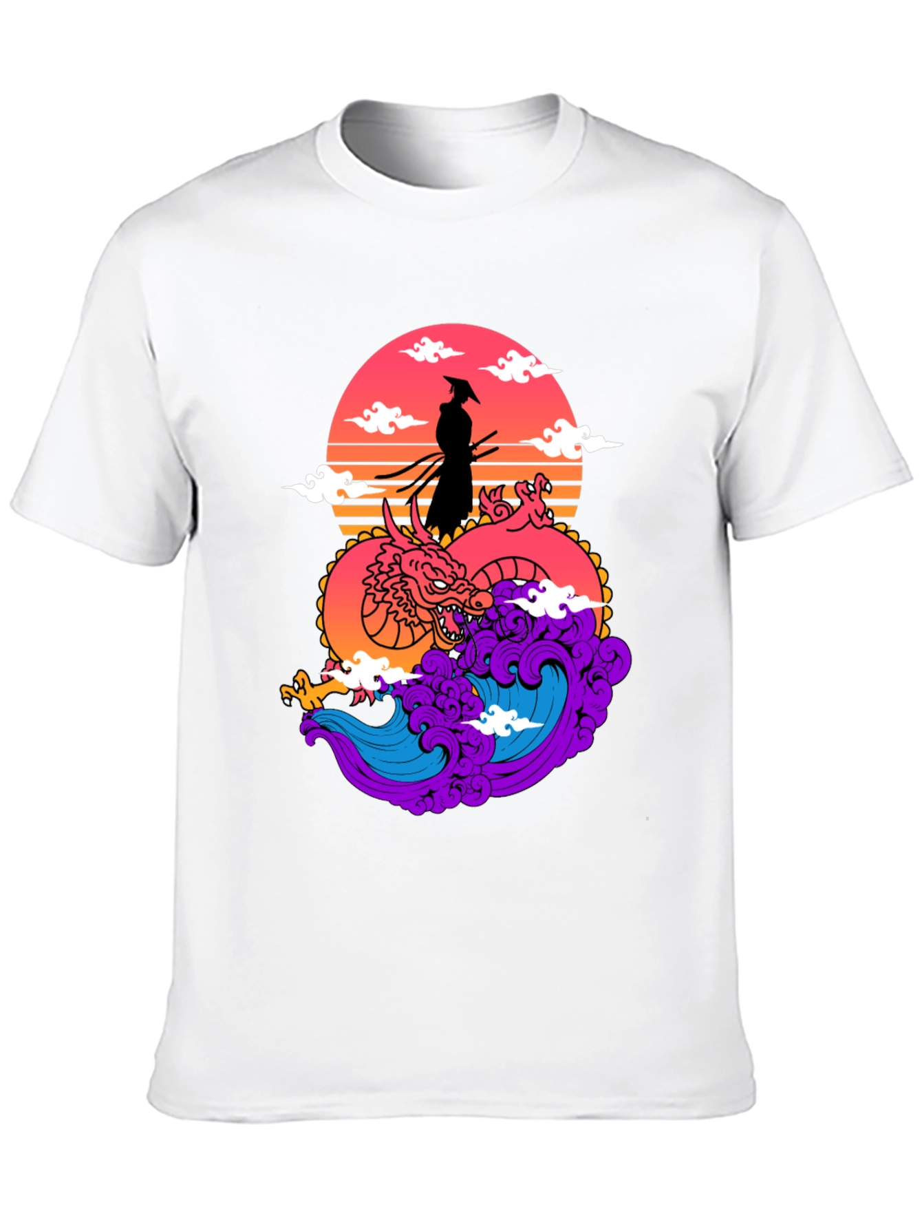 Samurai Dragon Graphic Tee