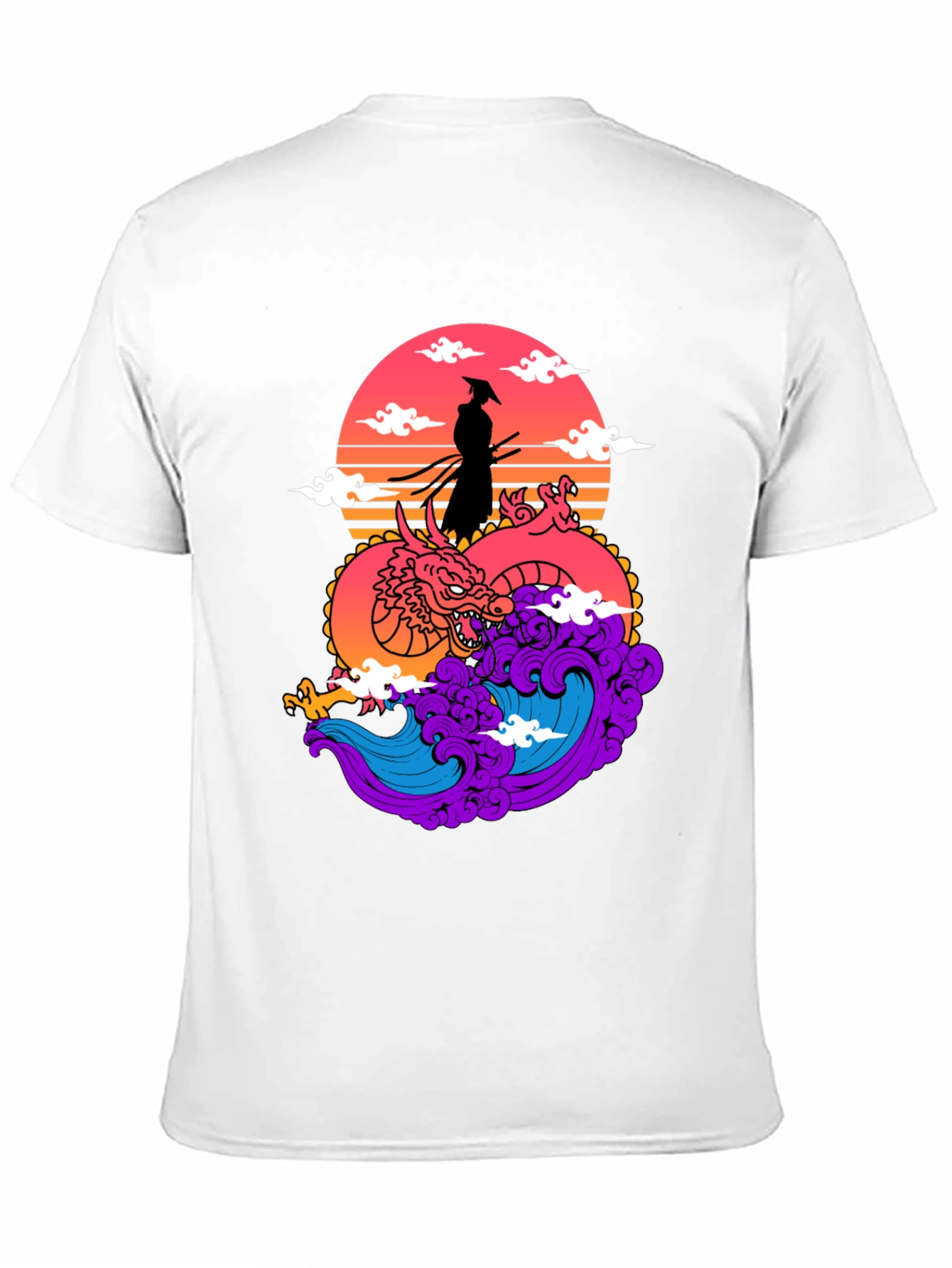 Samurai Dragon Graphic Tee