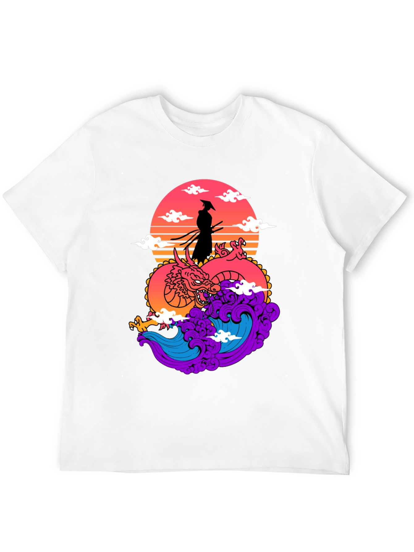 Samurai Dragon Graphic Tee