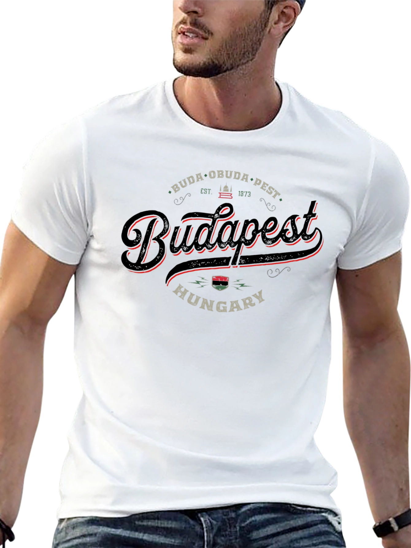 Budapest Hungary Black T-Shirt