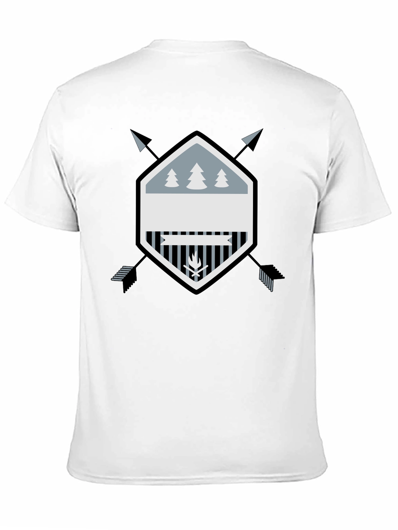 Outdoor Adventure Graphic Tee - Black