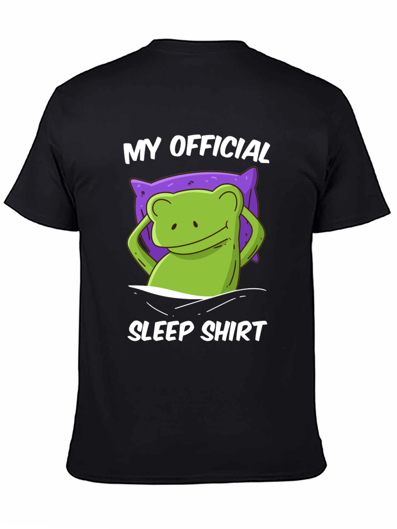 Funny Frog Sleep Shirt - Mens Graphic Tee