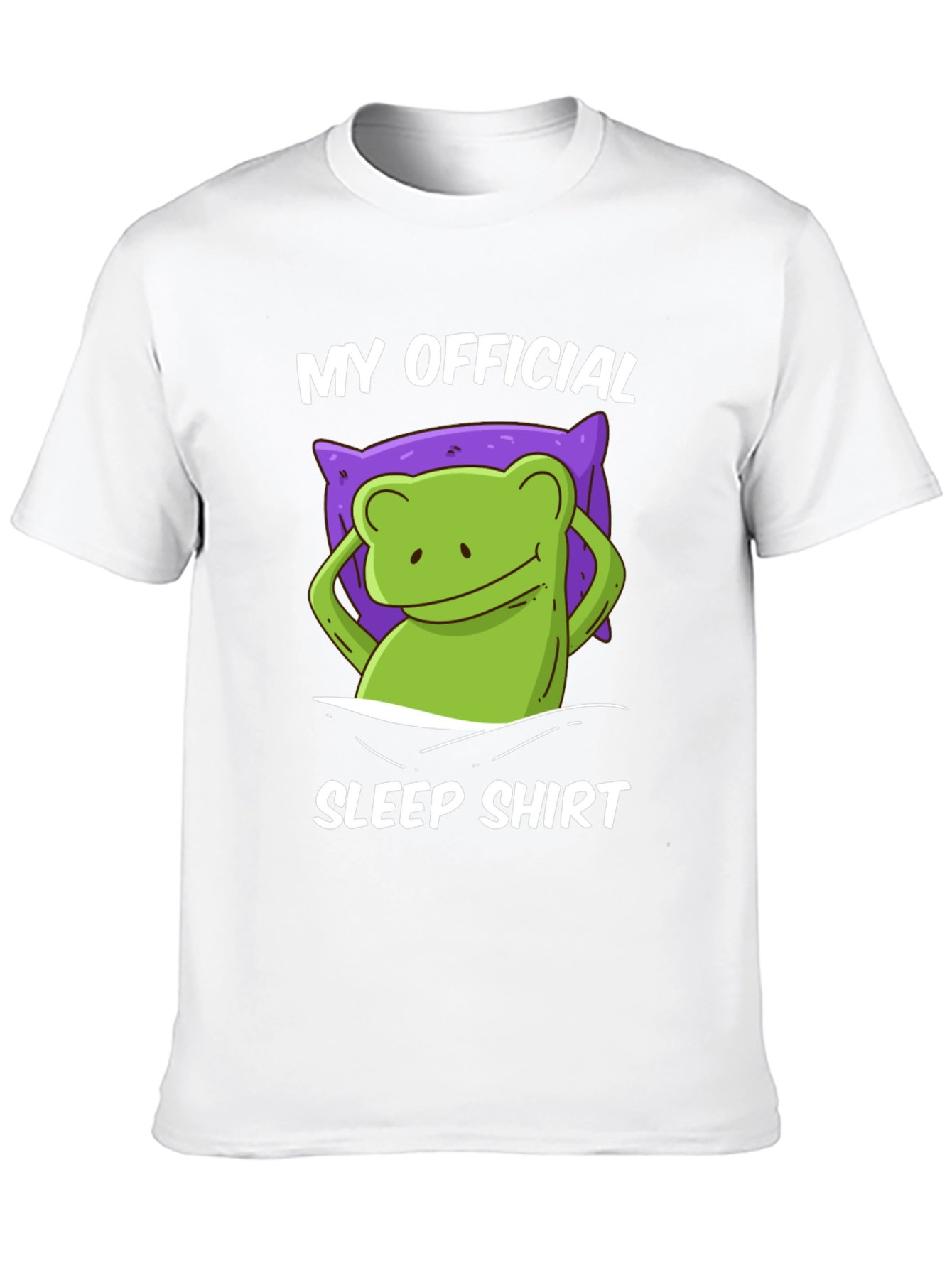 Funny Frog Sleep Shirt - Mens Graphic Tee