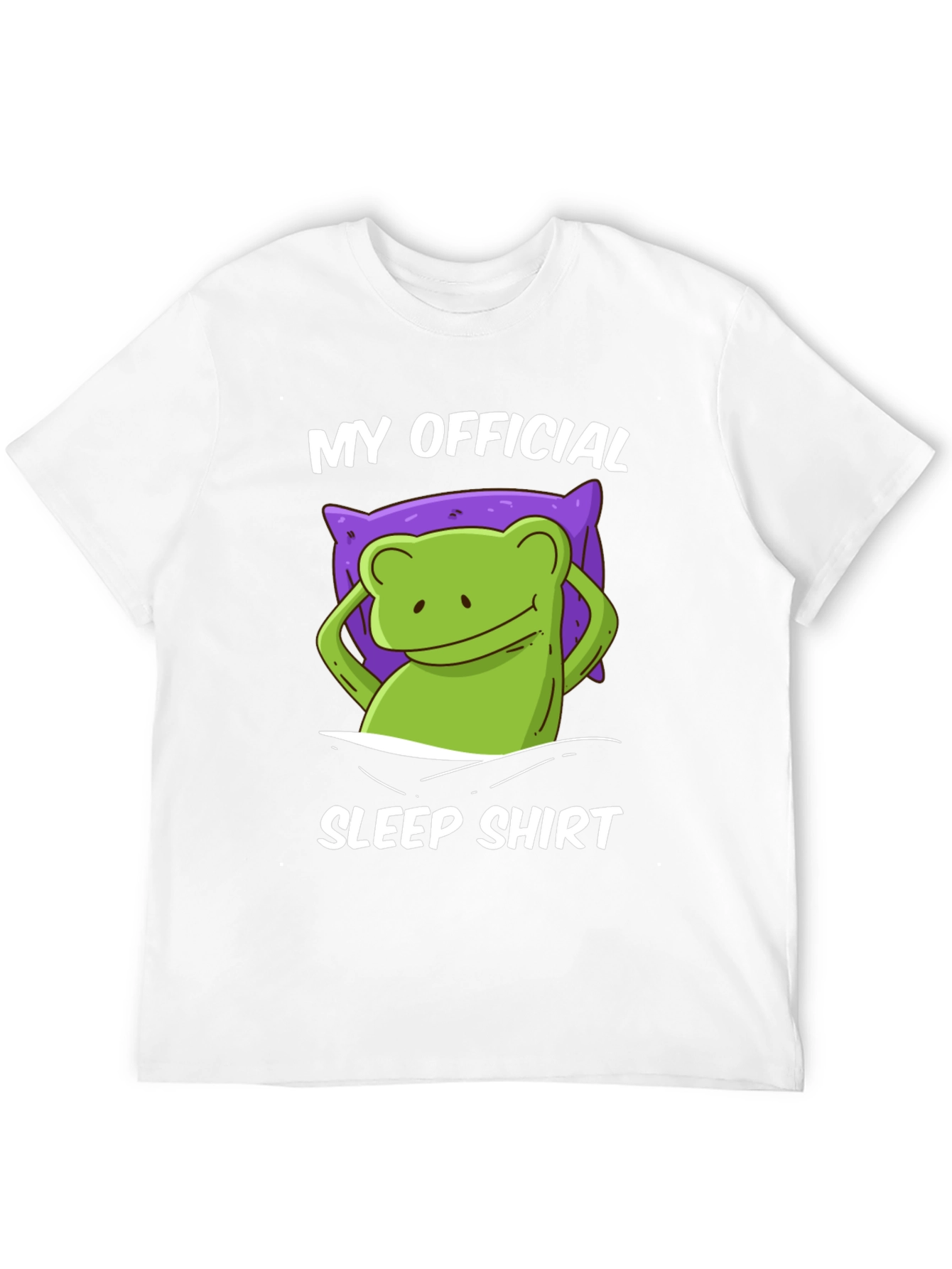 Funny Frog Sleep Shirt - Mens Graphic Tee