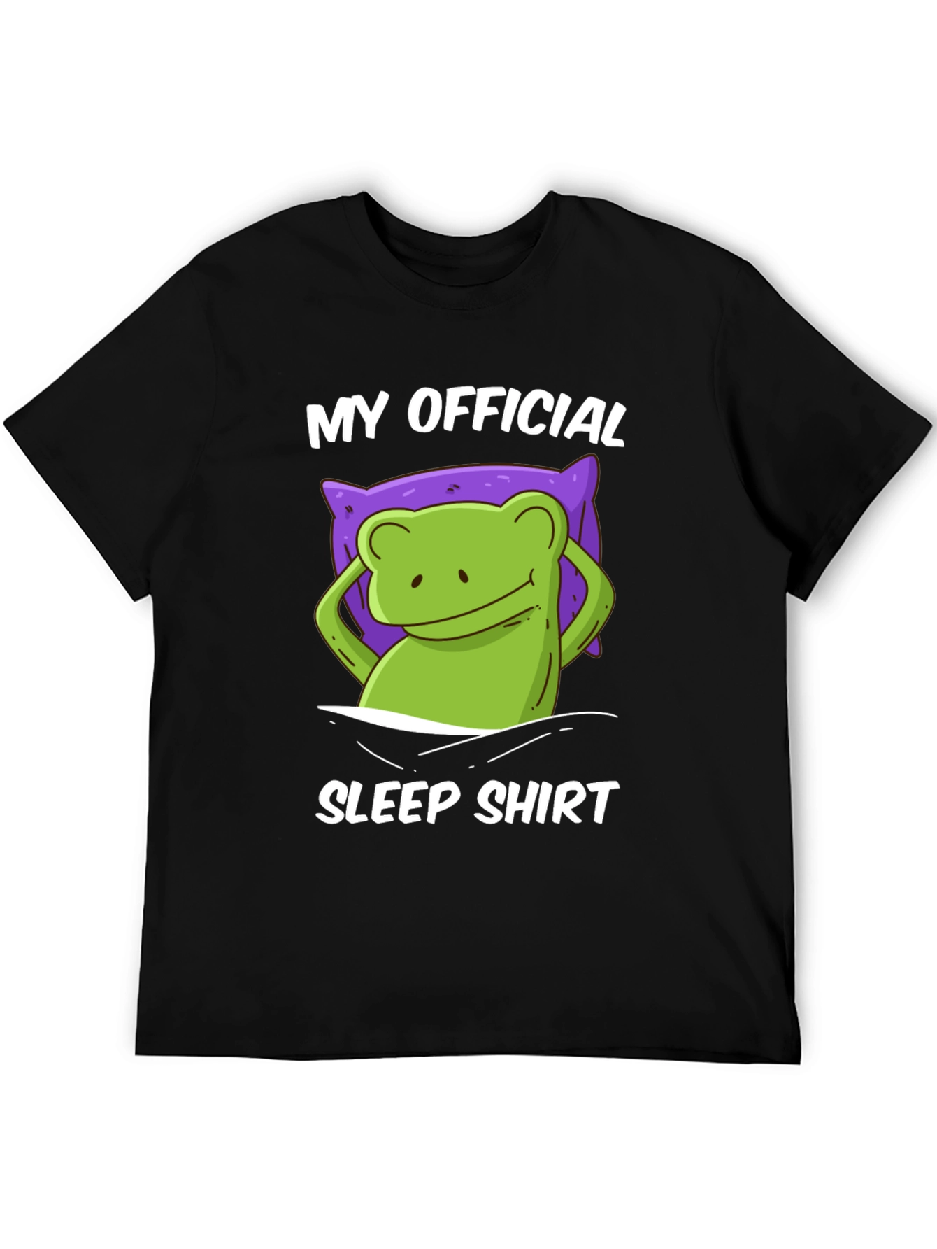 Funny Frog Sleep Shirt - Mens Graphic Tee