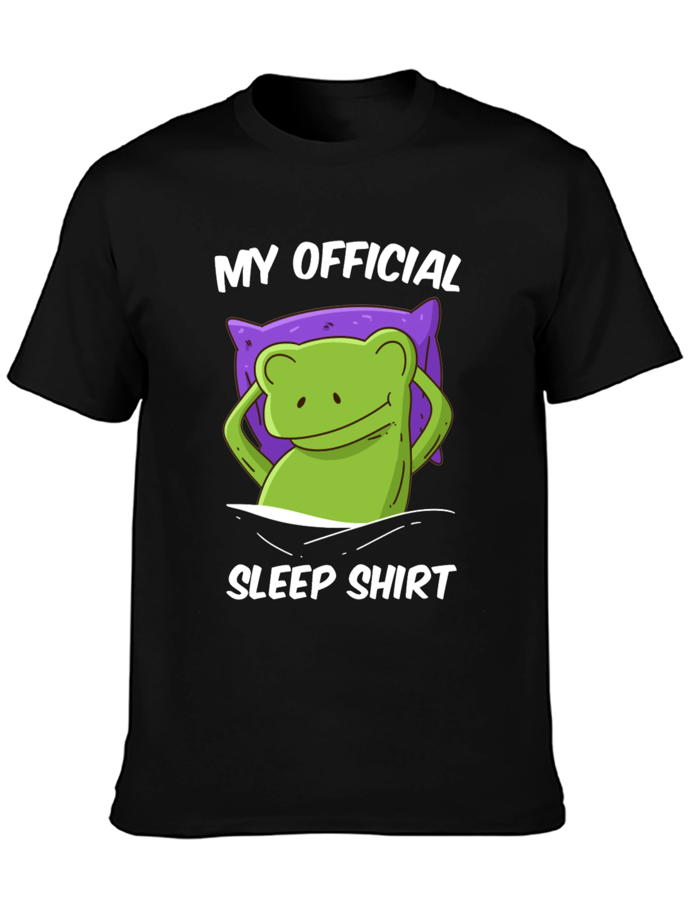 Funny Frog Sleep Shirt - Mens Graphic Tee