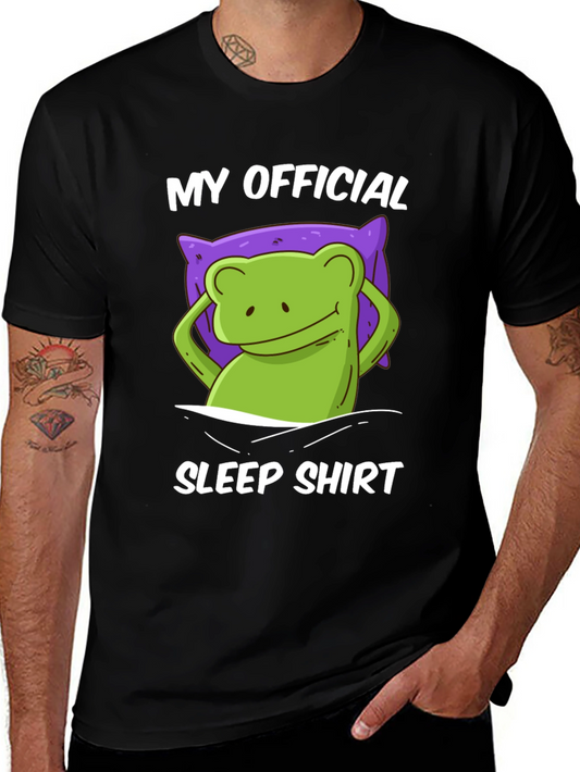 Funny Frog Sleep Shirt - Mens Graphic Tee
