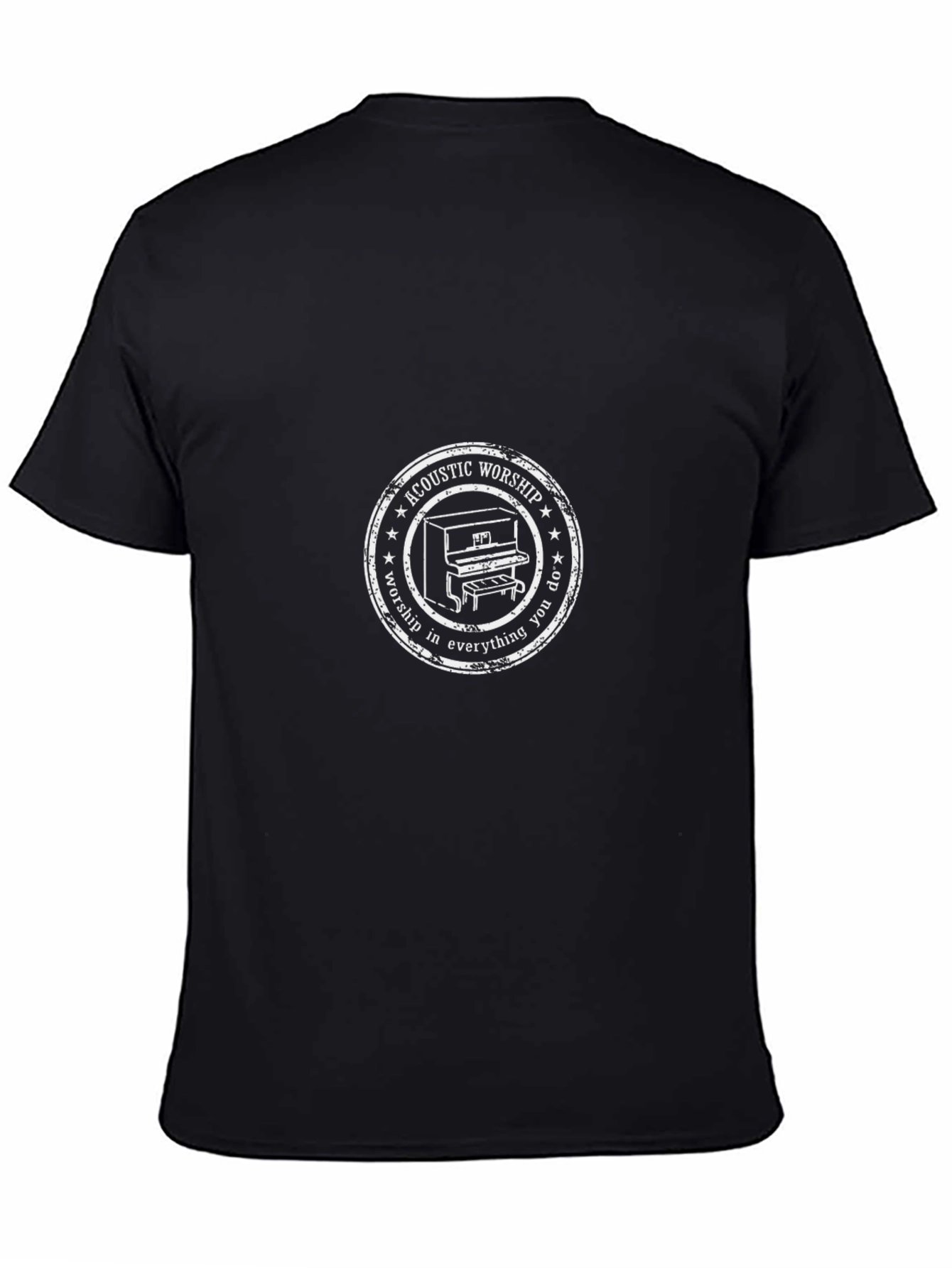 Acoustic Worship Piano Graphic T-Shirt