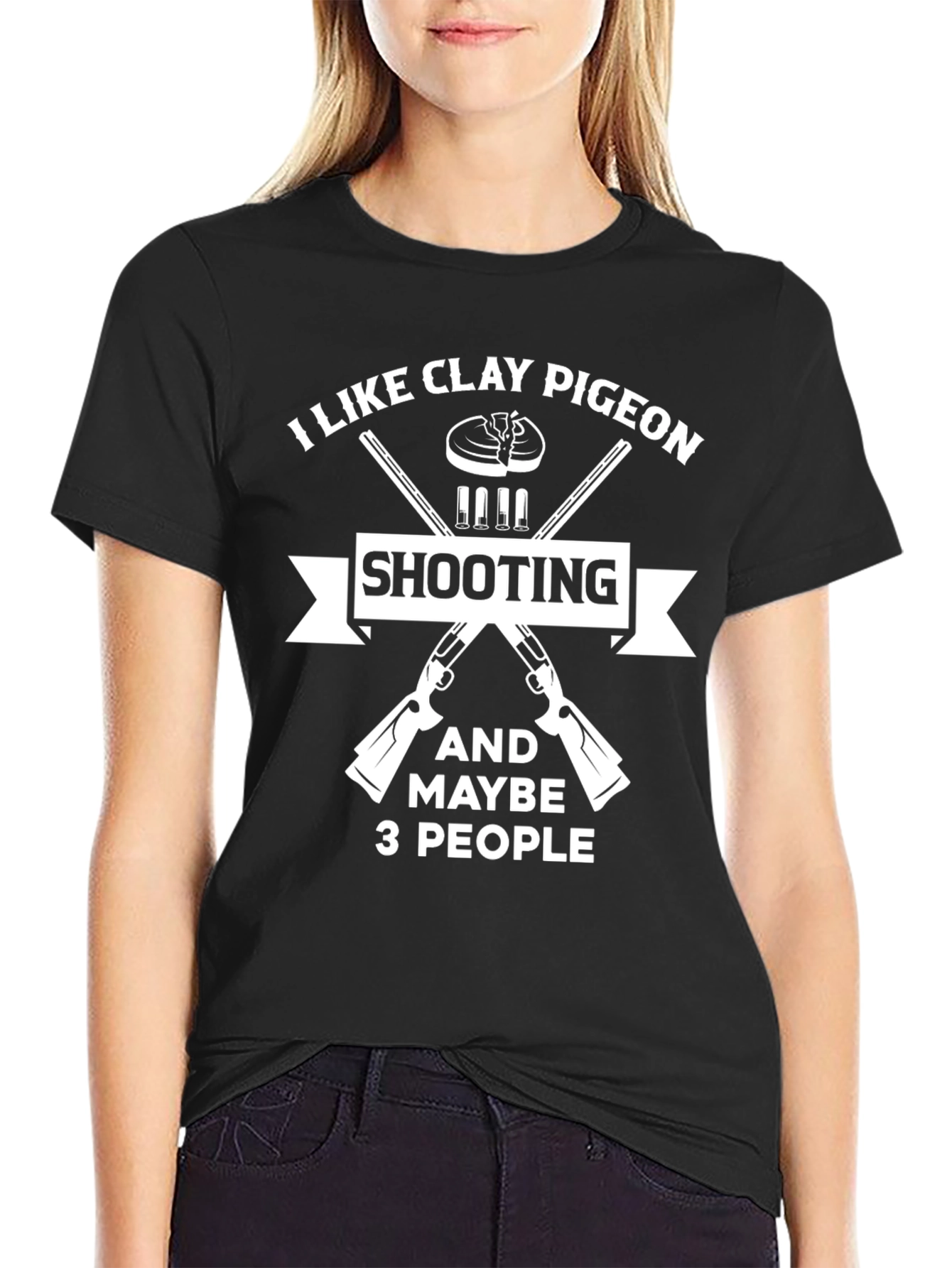 Clay Pigeon Shooting T-Shirt - Funny Sport Tee