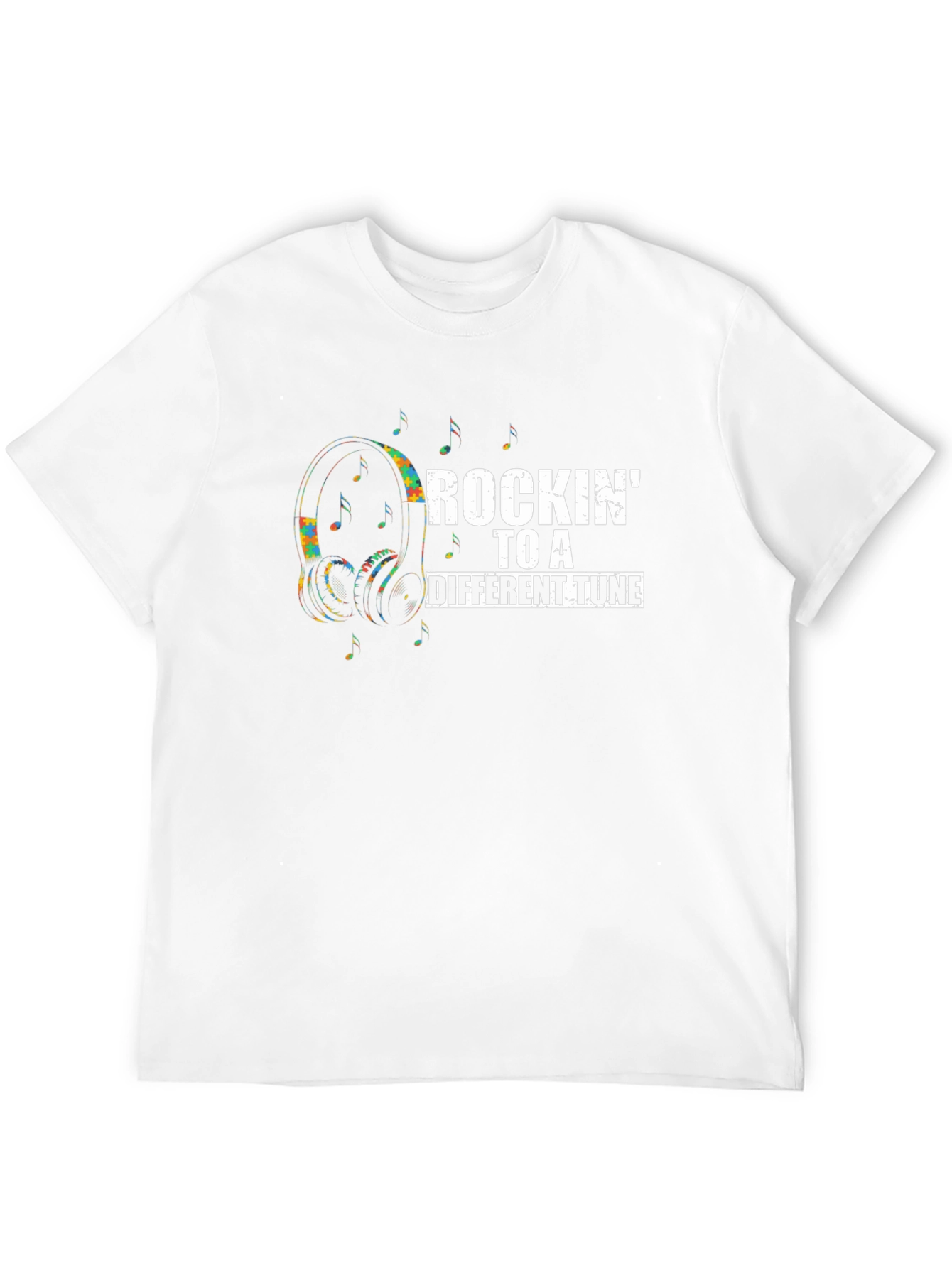 Rockin To A Different Tune Graphic T-Shirt