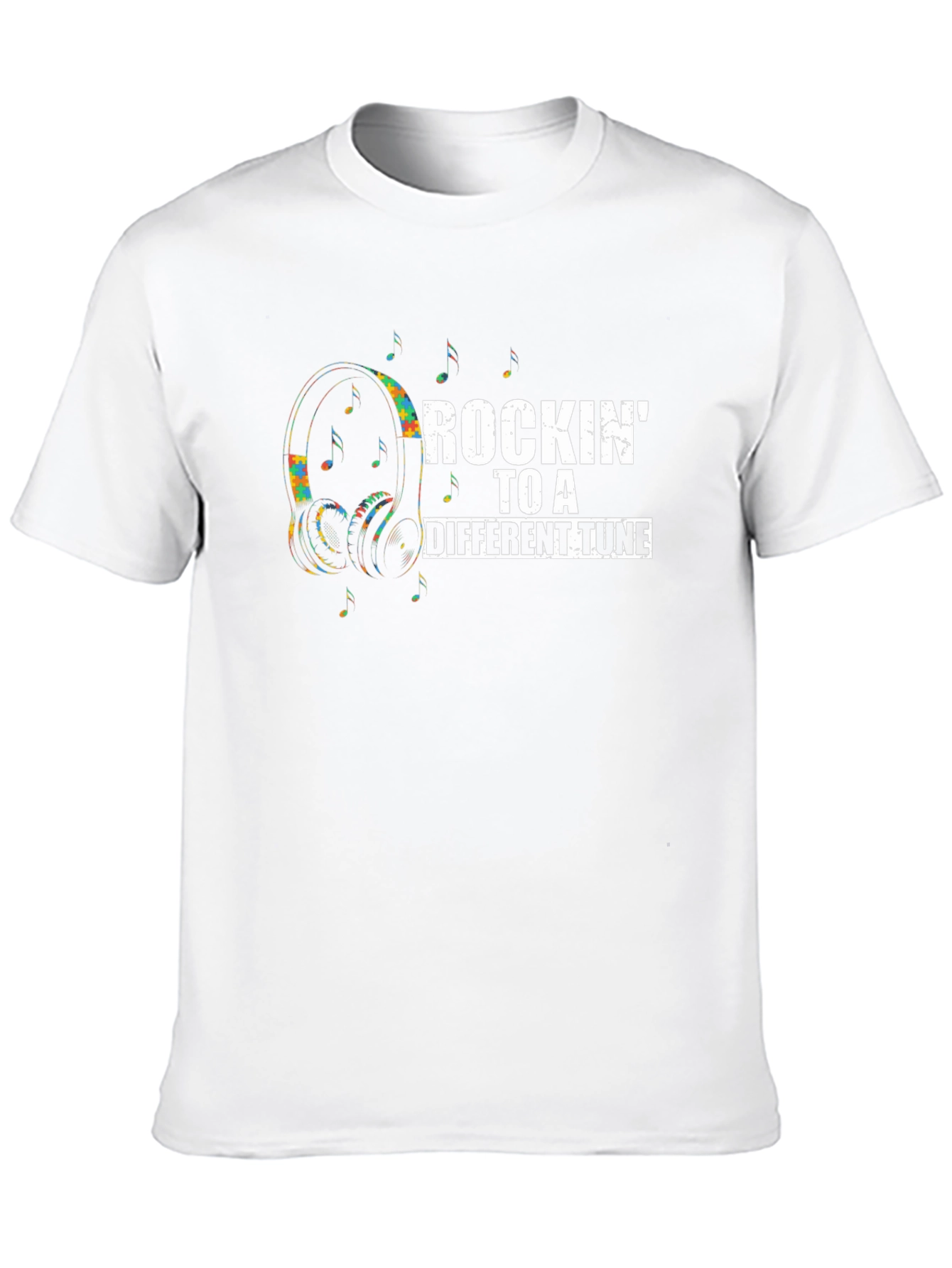 Rockin To A Different Tune Graphic T-Shirt
