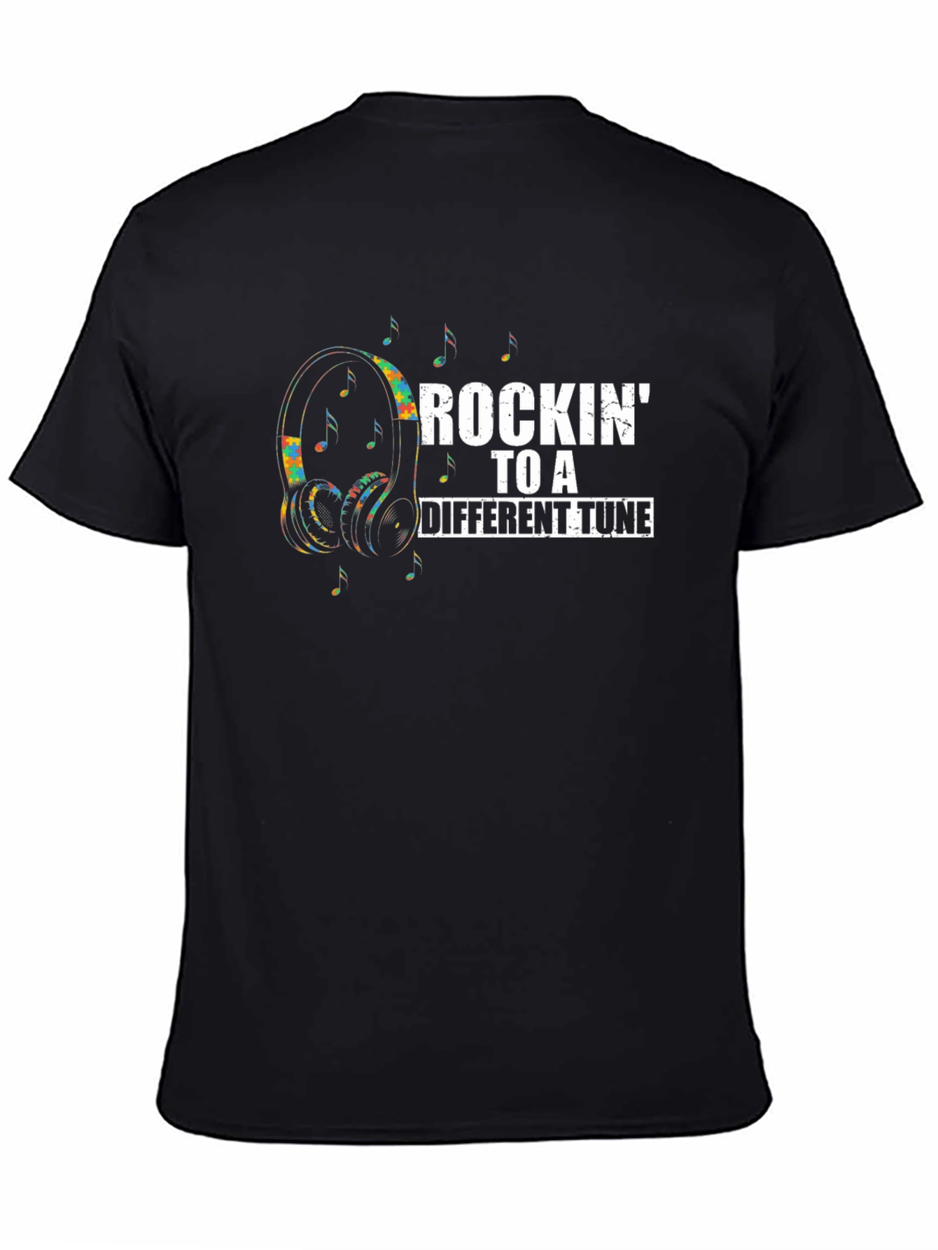 Rockin To A Different Tune Graphic T-Shirt