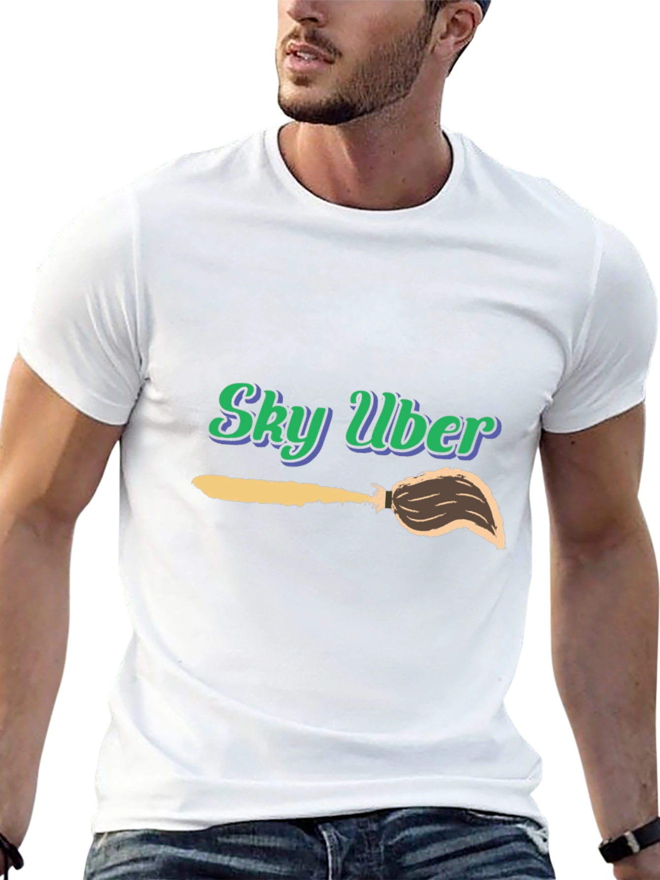 Sky Uber Graphic T-Shirt
