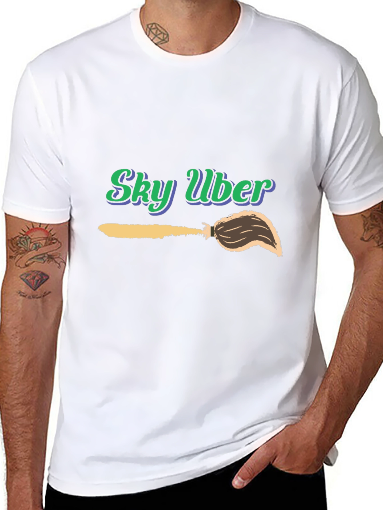 Sky Uber Graphic T-Shirt