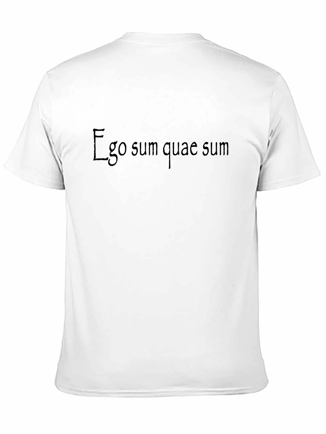 Ego Sum Quae Sum Graphic Tee - Black