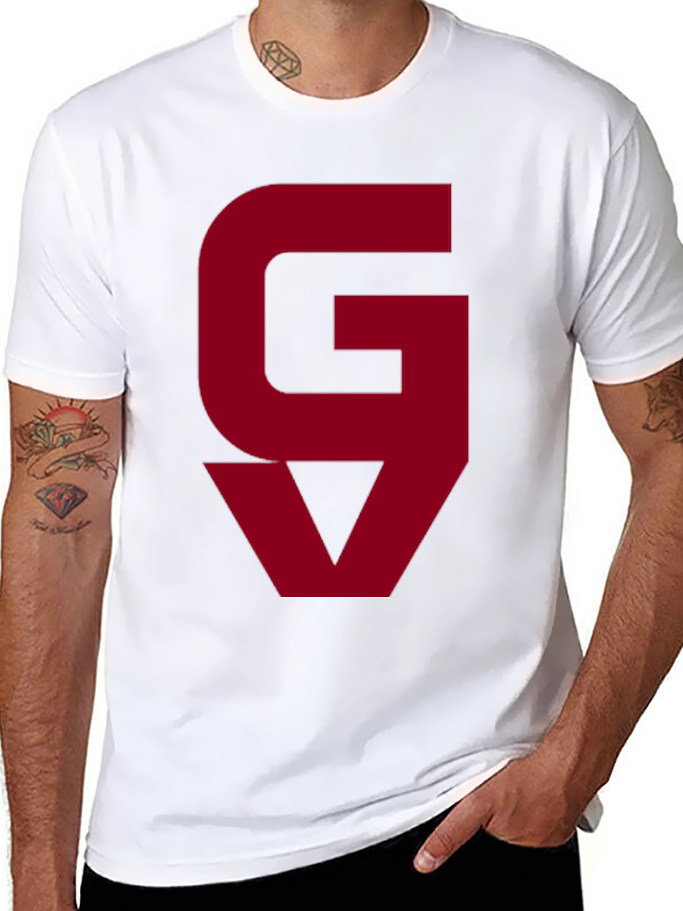 GV Logo Graphic Tee - Bold Statement Shirt