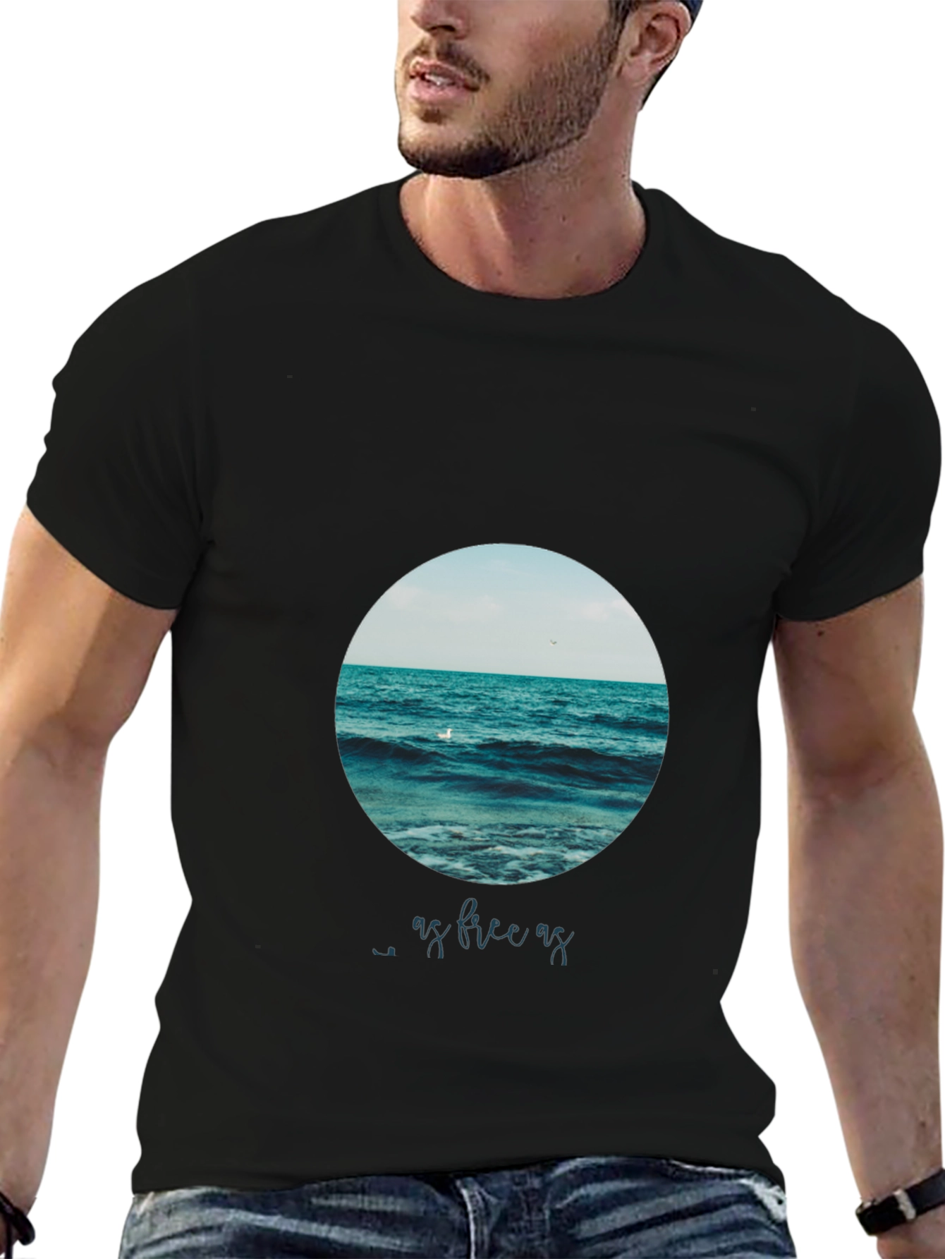 Ocean View Graphic T-Shirt