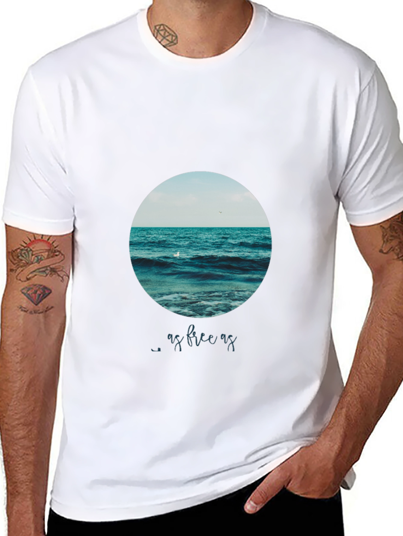 Ocean View Graphic T-Shirt