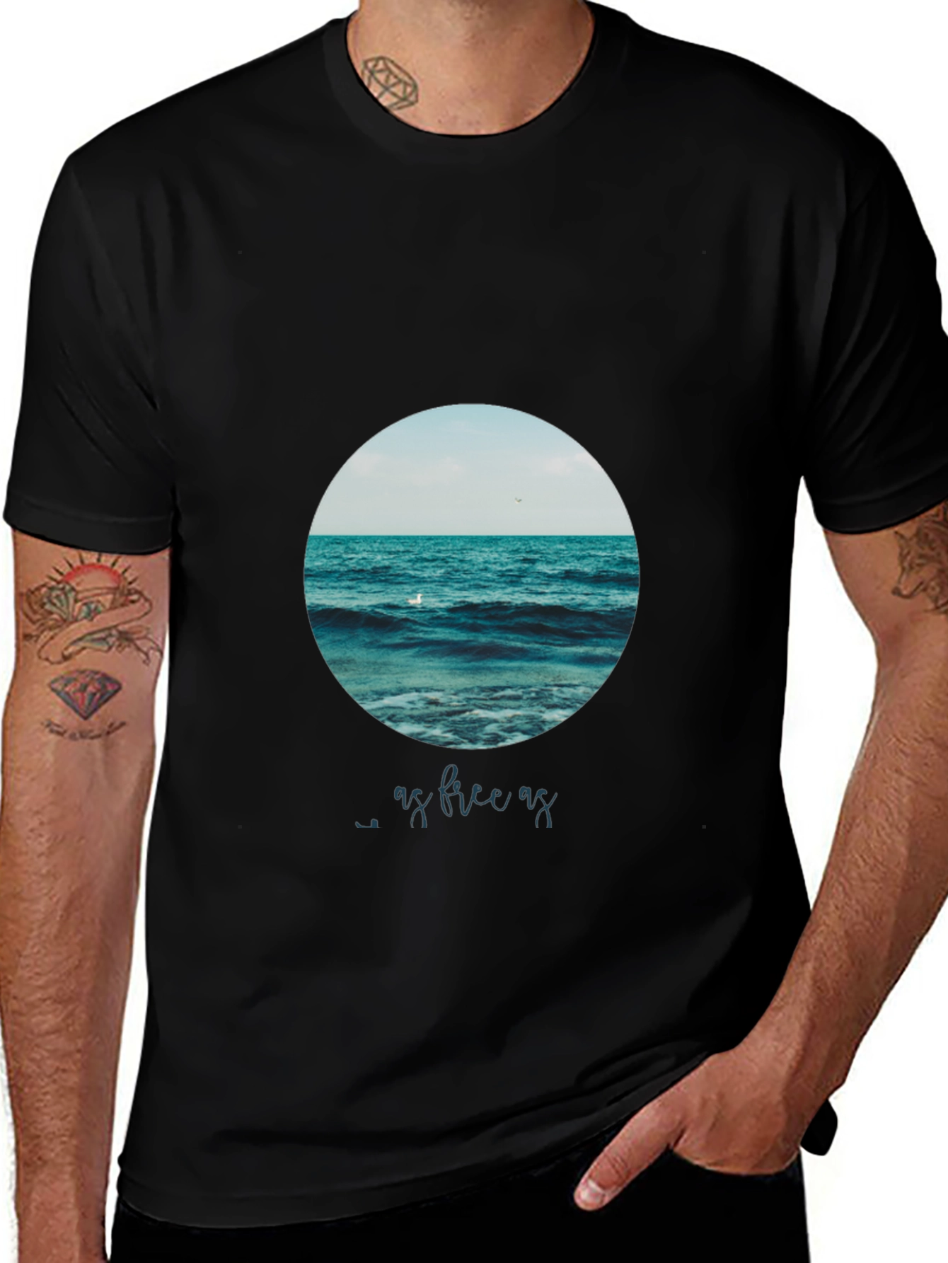 Ocean View Graphic T-Shirt