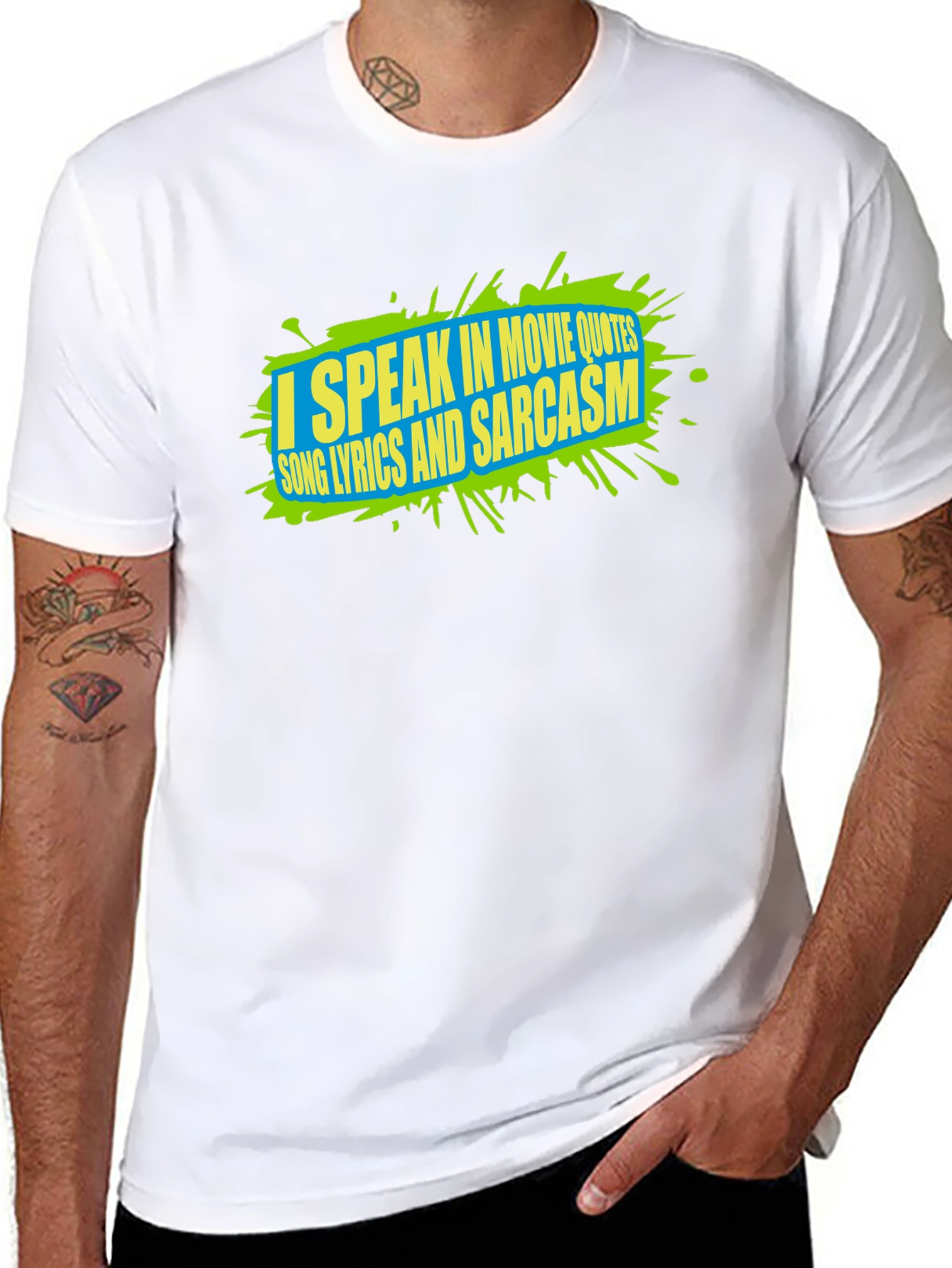 Movie Quotes Song Lyrics Sarcasm Graphic Tee