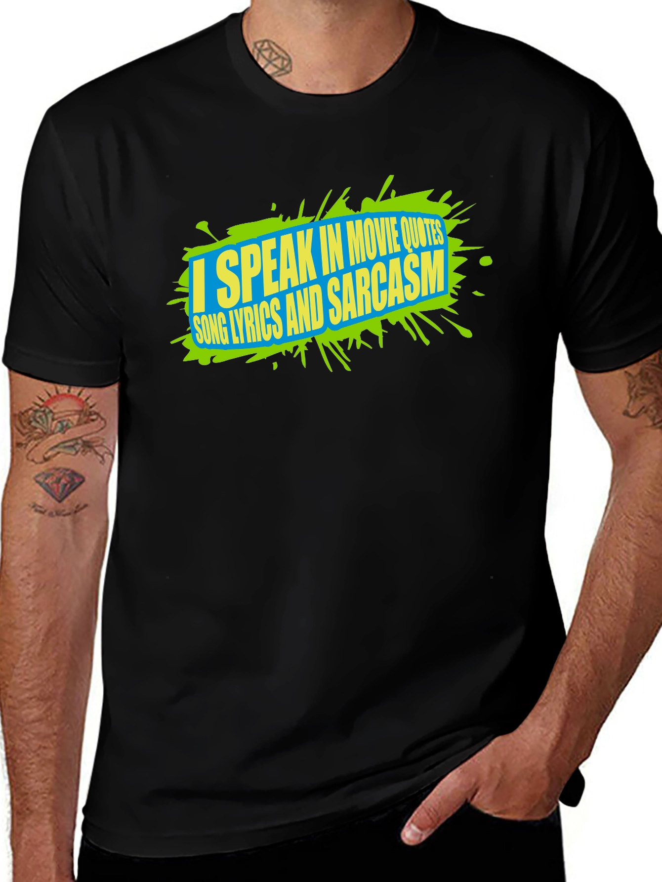 Movie Quotes Song Lyrics Sarcasm Graphic Tee