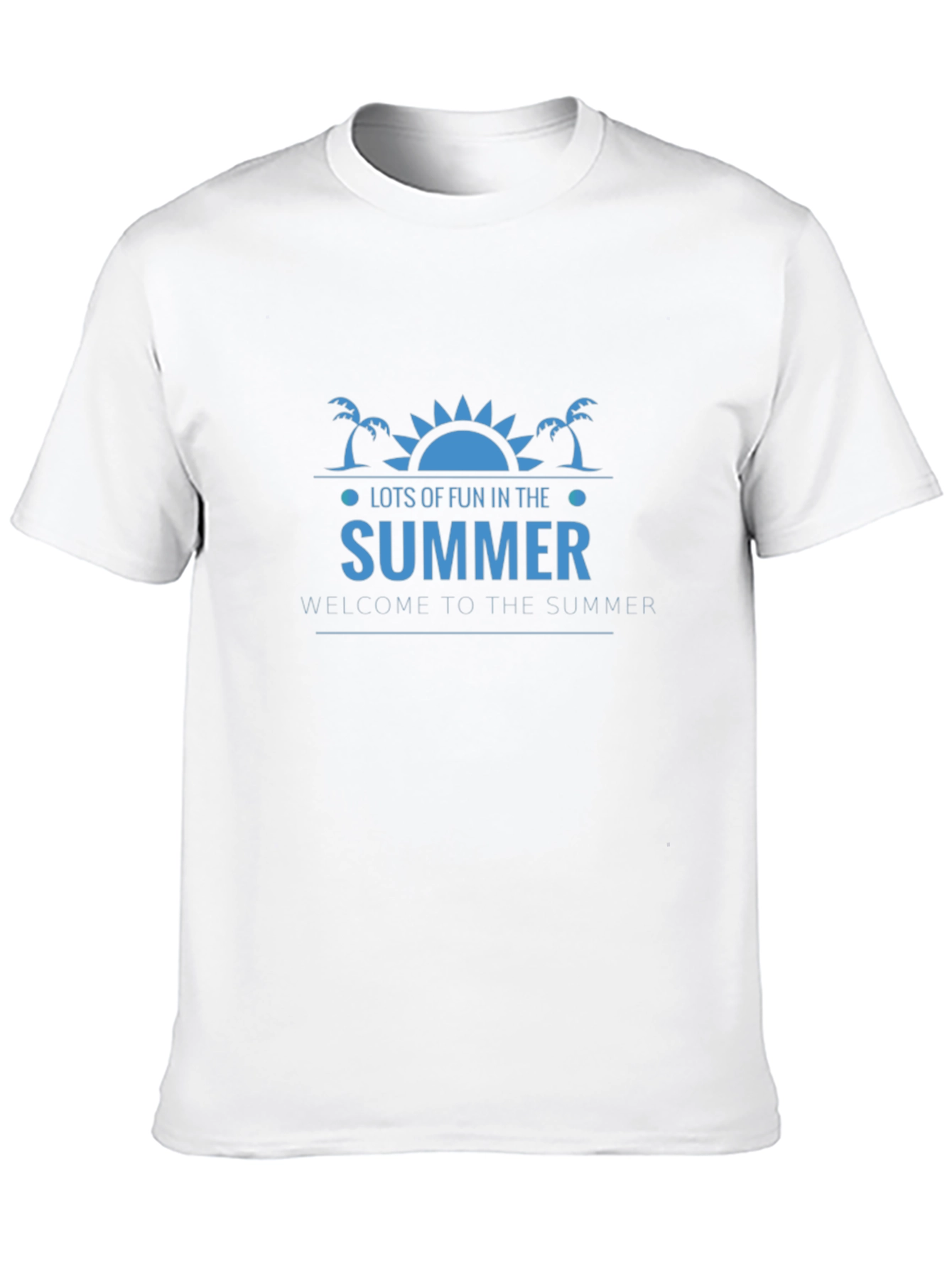 Summer Fun Graphic Black T-Shirt