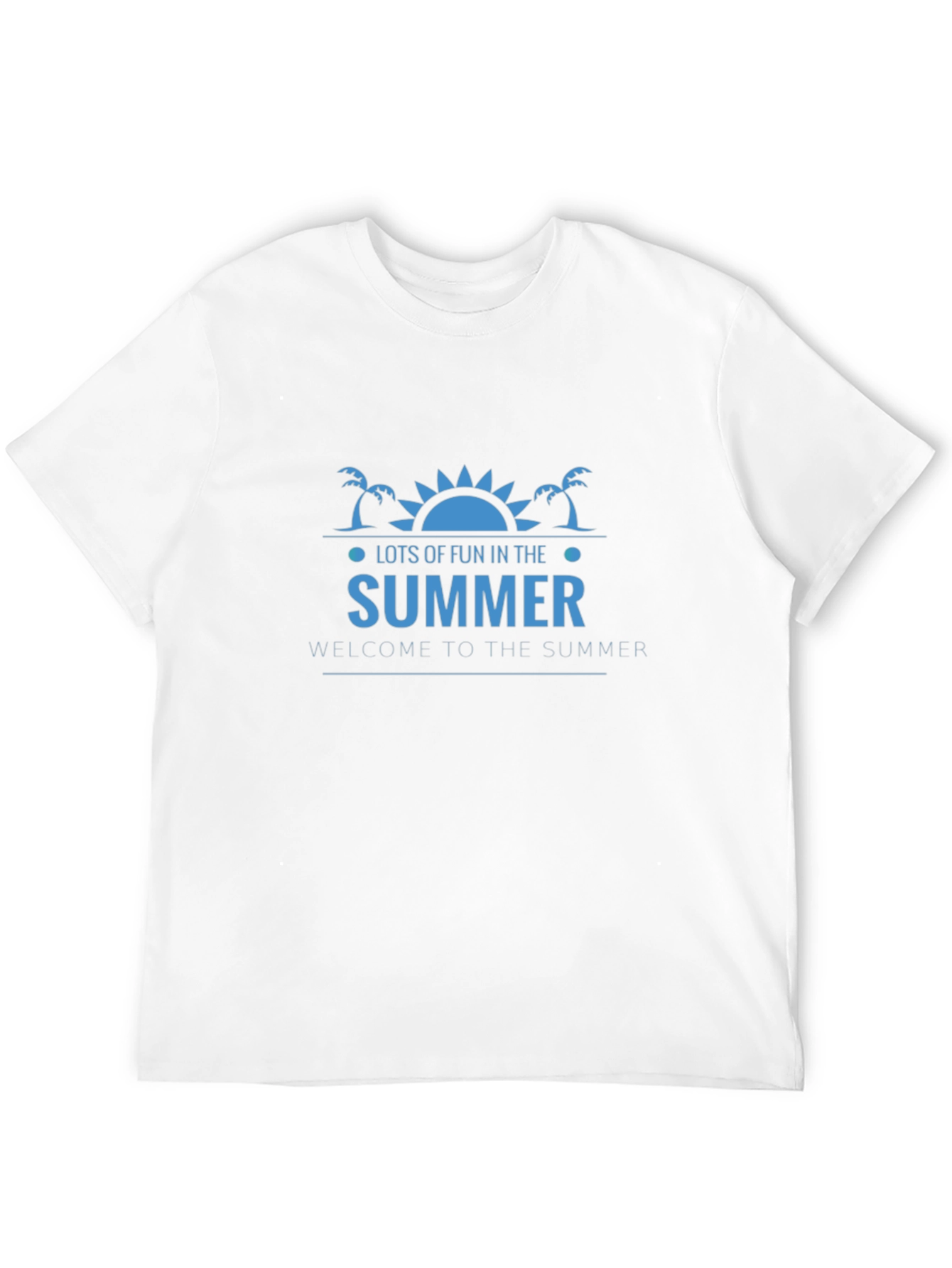 Summer Fun Graphic Black T-Shirt